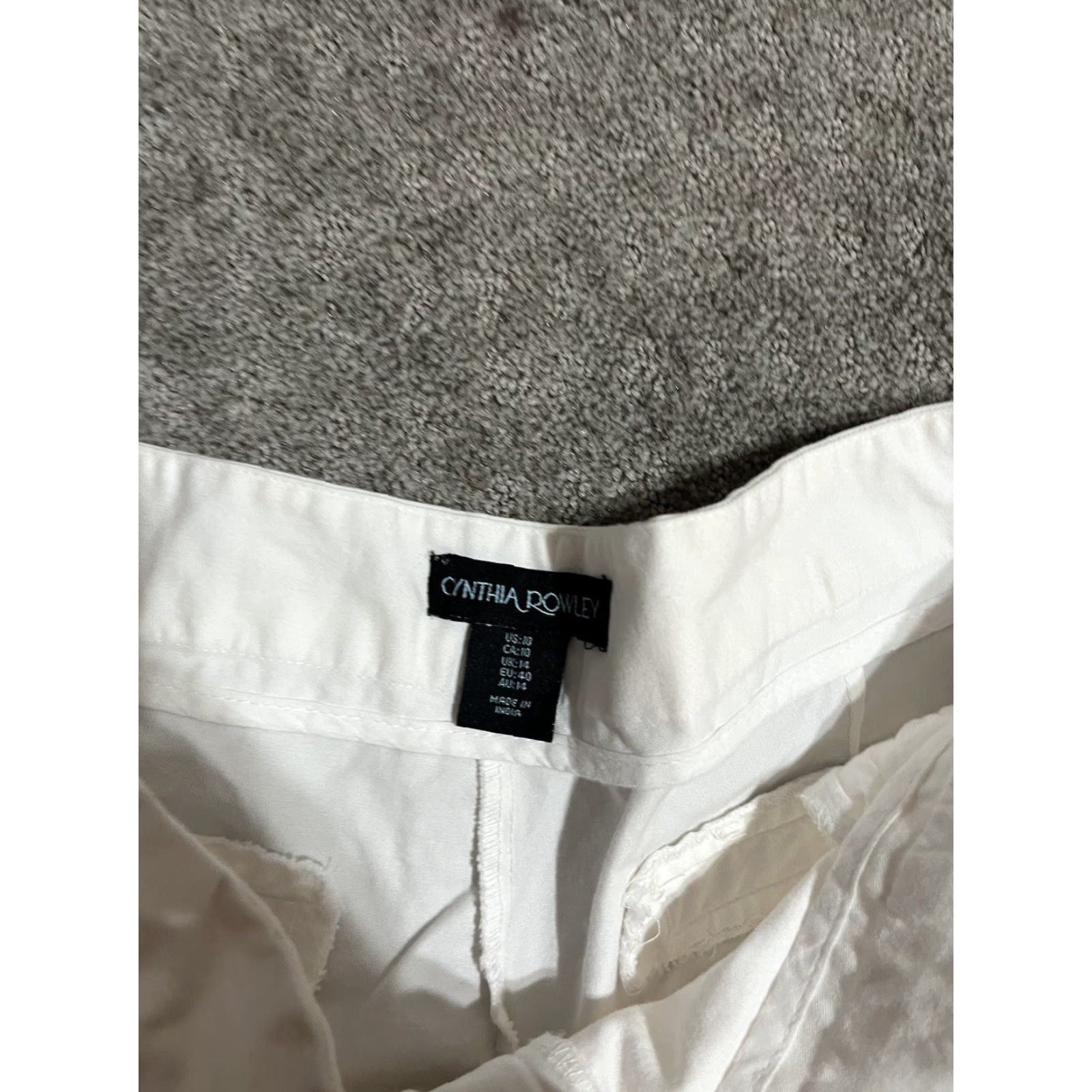 Cynthia Rowley Cynthia Rowley Women White Embroidered Chino Shorts Size 10 User: Cynthia Rowley Women White Embroidered Chino Shorts Size 10 Size 32" / US 10 / IT 46 - 2 Thumbnail