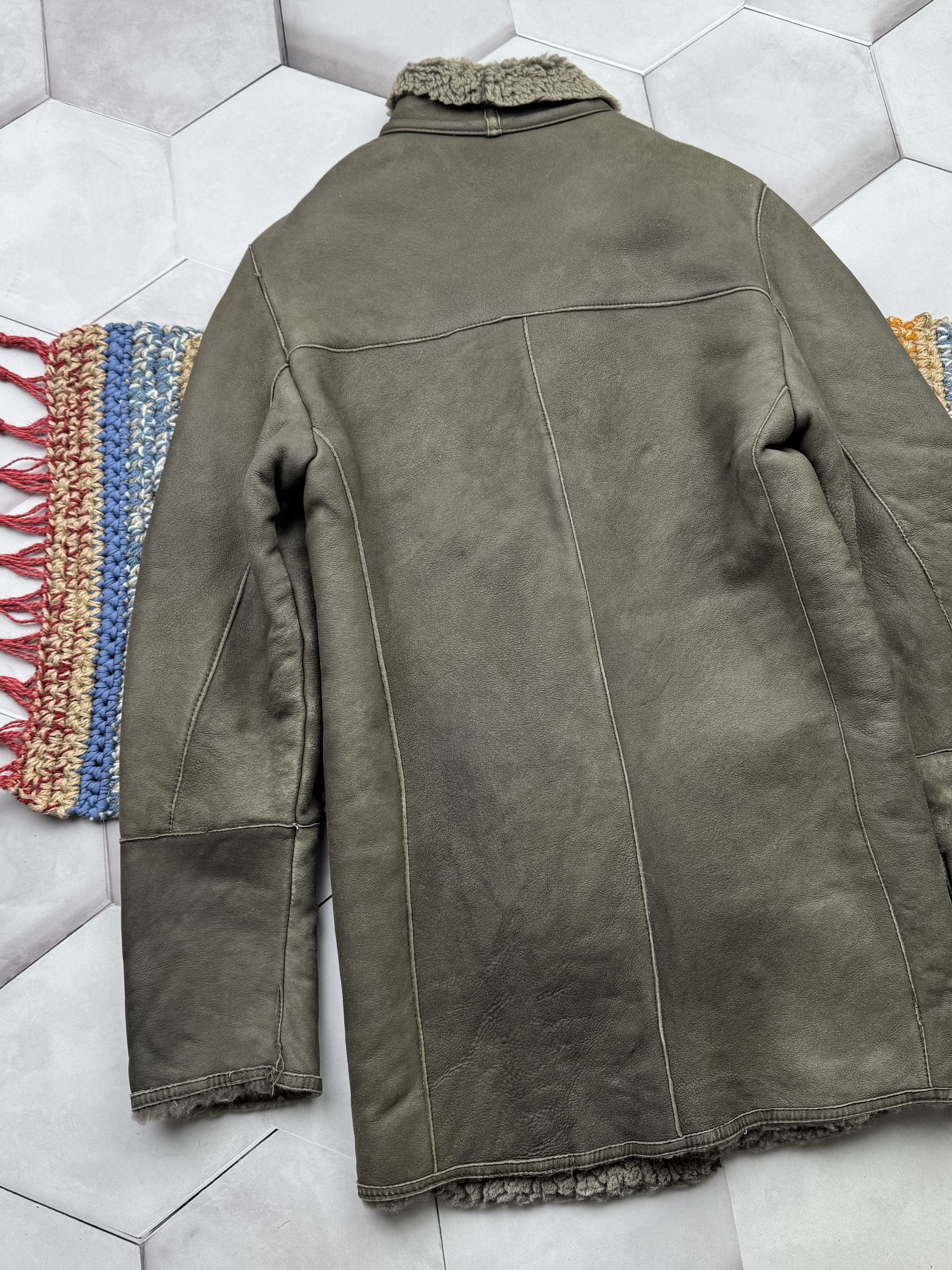 Japanese Brand Vintage Real Sheepskin Coat (E4) Size US XS / EU 42 / 0 - 9 Thumbnail