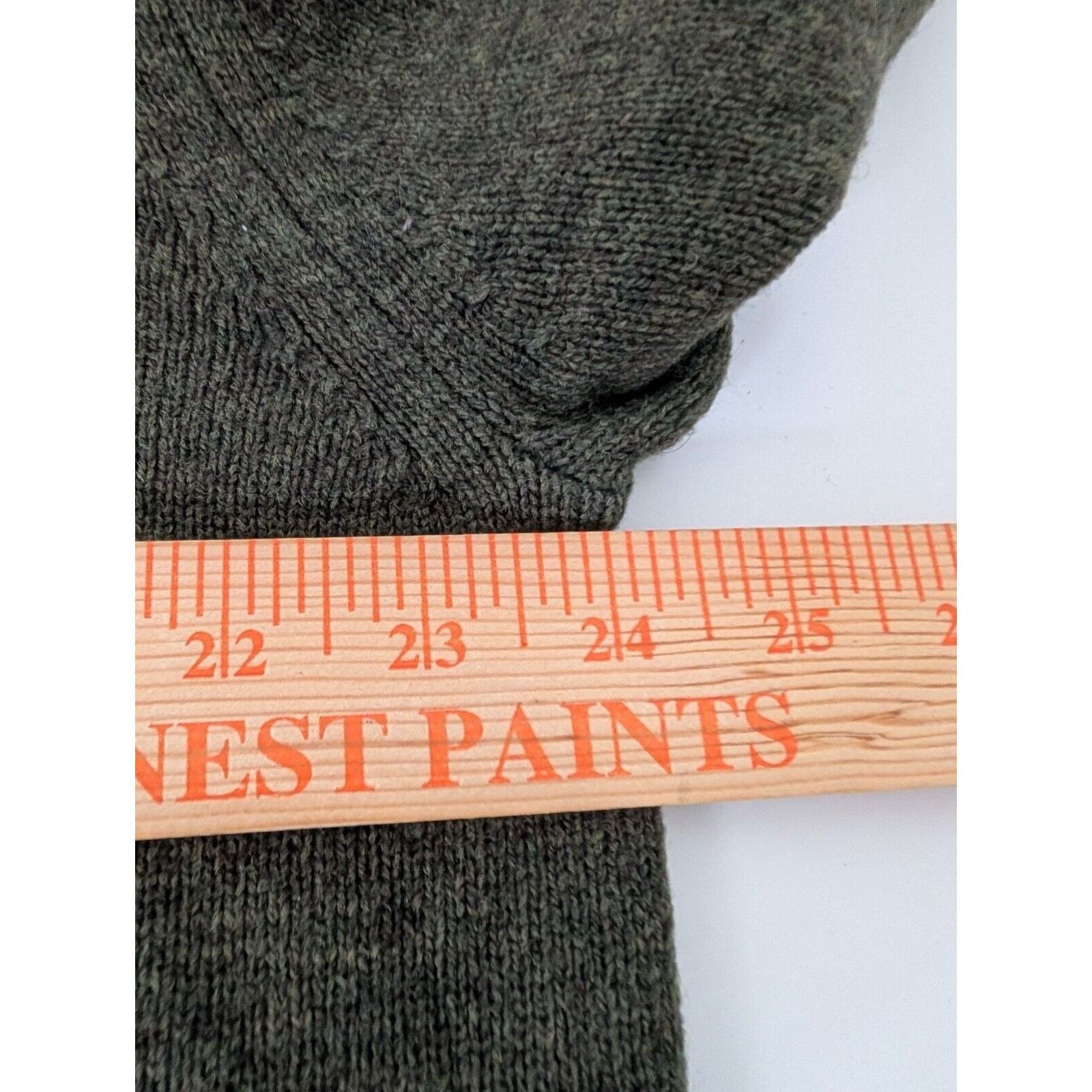 Beretta Beretta Lambswool 1/4 Zip Sweater Mens Size XL Dark Green Size XL / US 12-14 / IT 48-50 - 15 Thumbnail