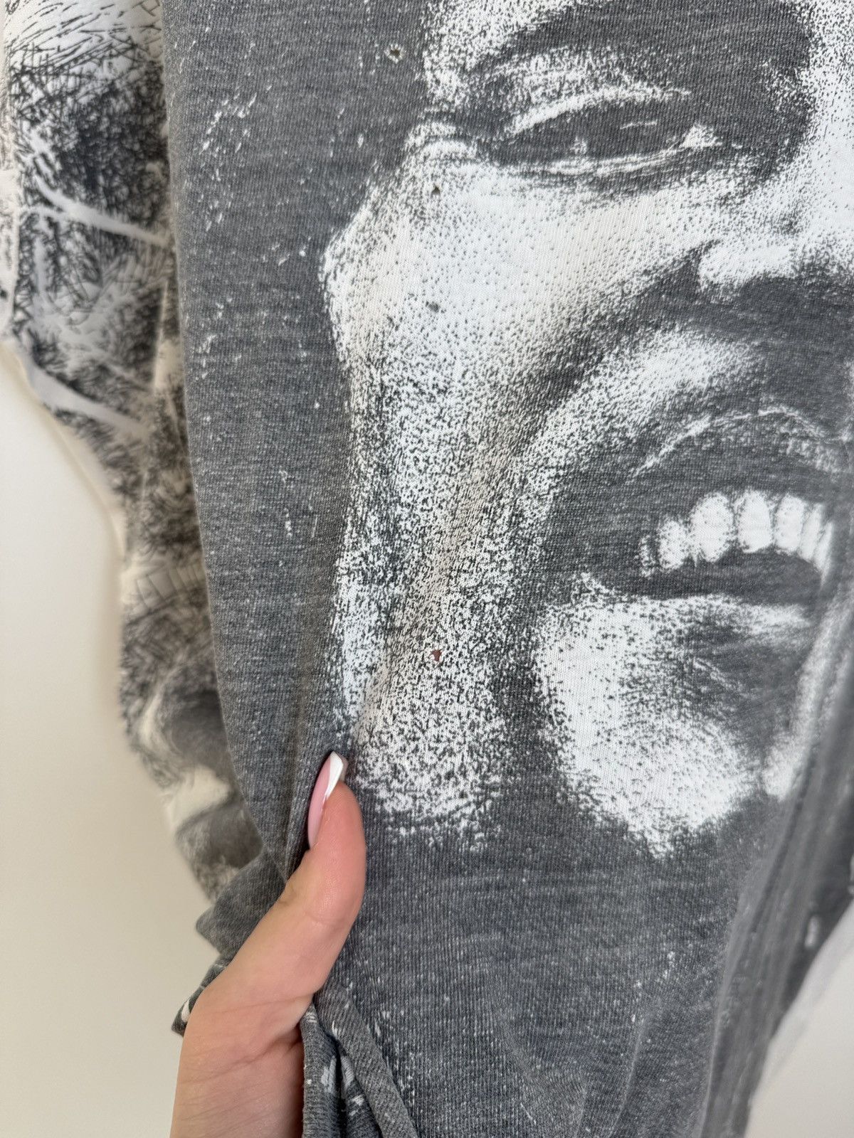 Band Tees × Bob Marley × Vintage Vintage 90's Bob Marley Over Print T-Shirt Size US XL / EU 56 / 4 - 6 Thumbnail