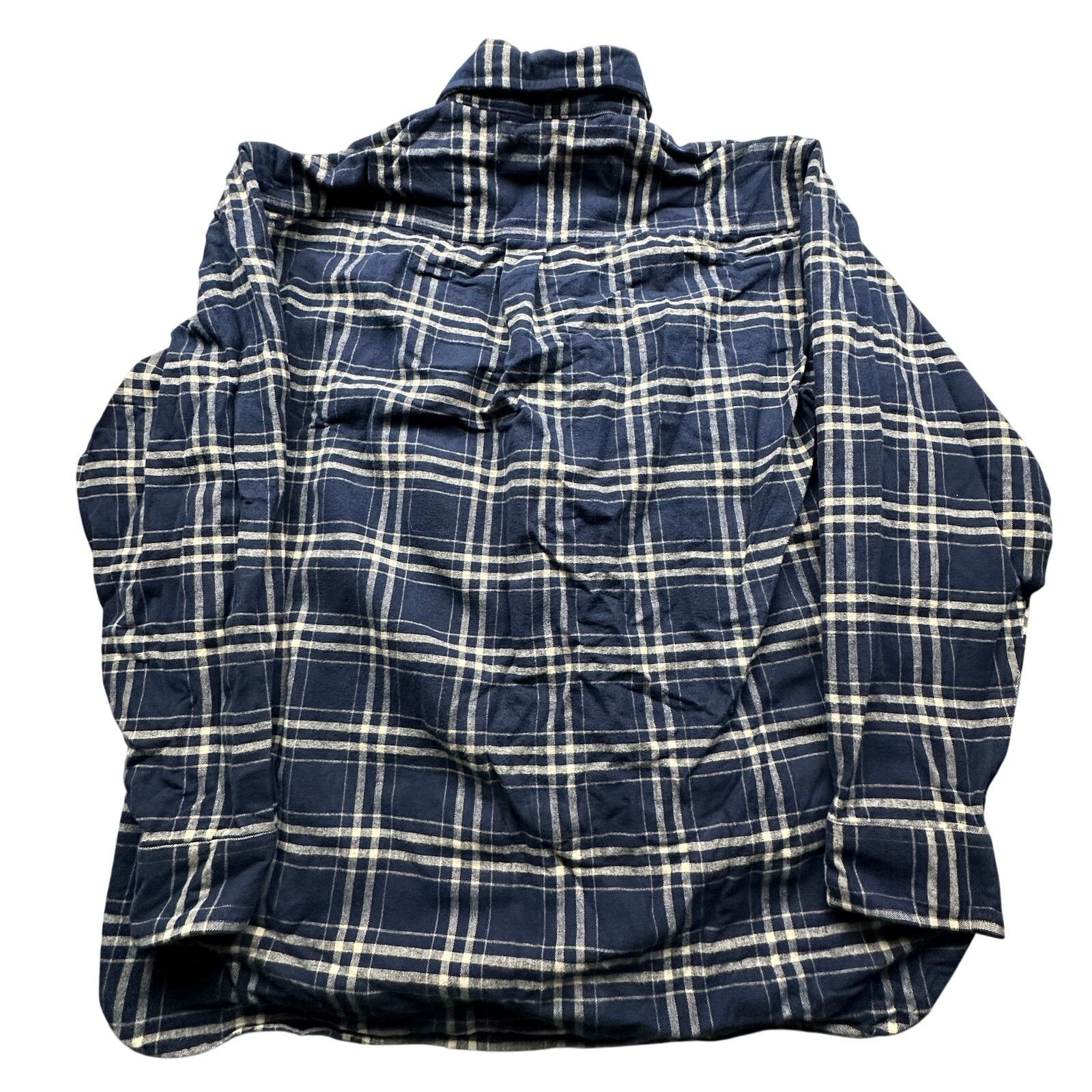 L.L. Bean LL Bean MT06 Blue Plaid Pocket Button Up Flannel Shirt Men L Size US L / EU 52-54 / 3 - 2 Thumbnail