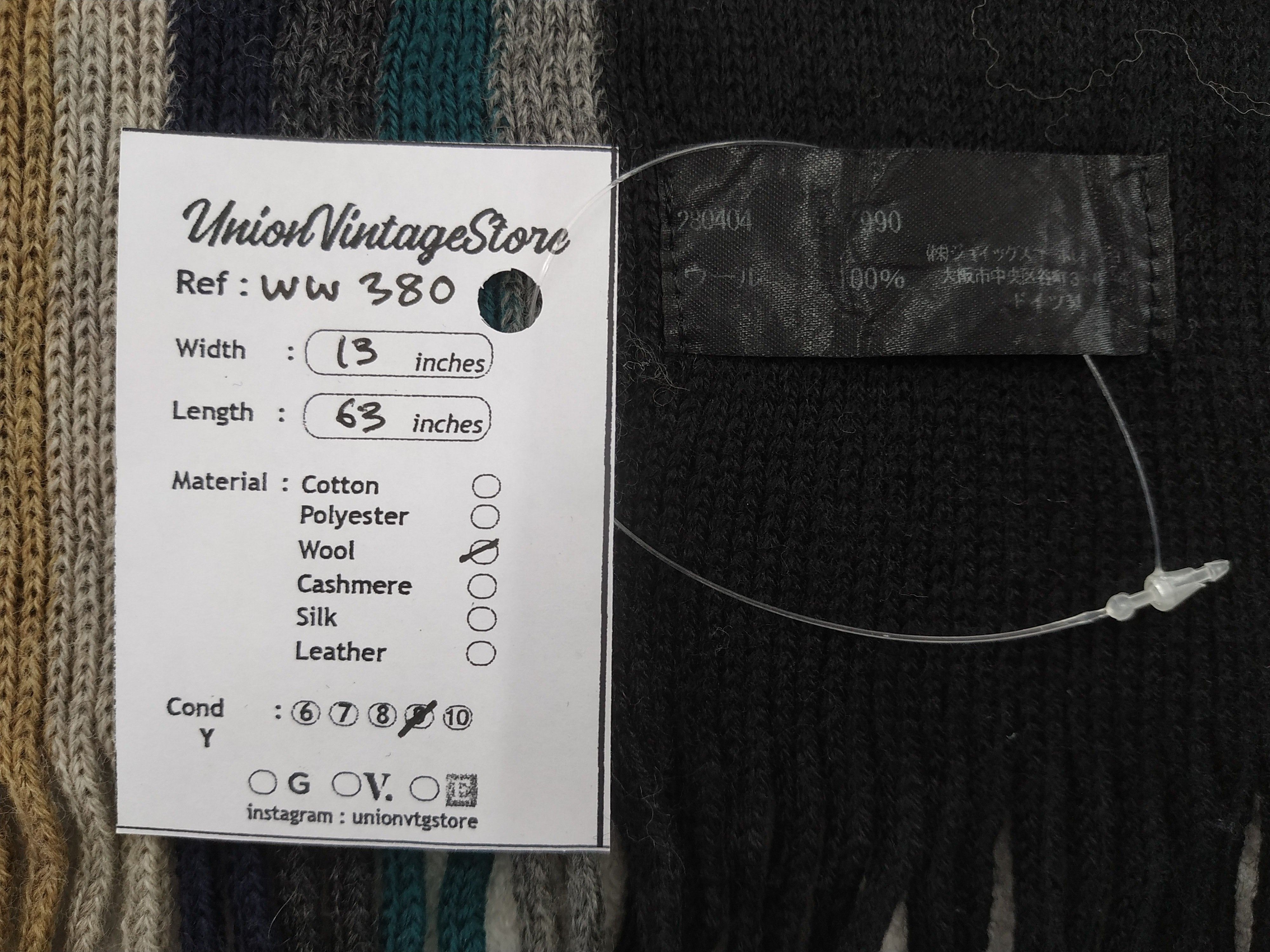 Paul Smith × Vintage Paul Smith Scarf / Muffler / Neckwear - WW380 Size ONE SIZE - 6 Thumbnail