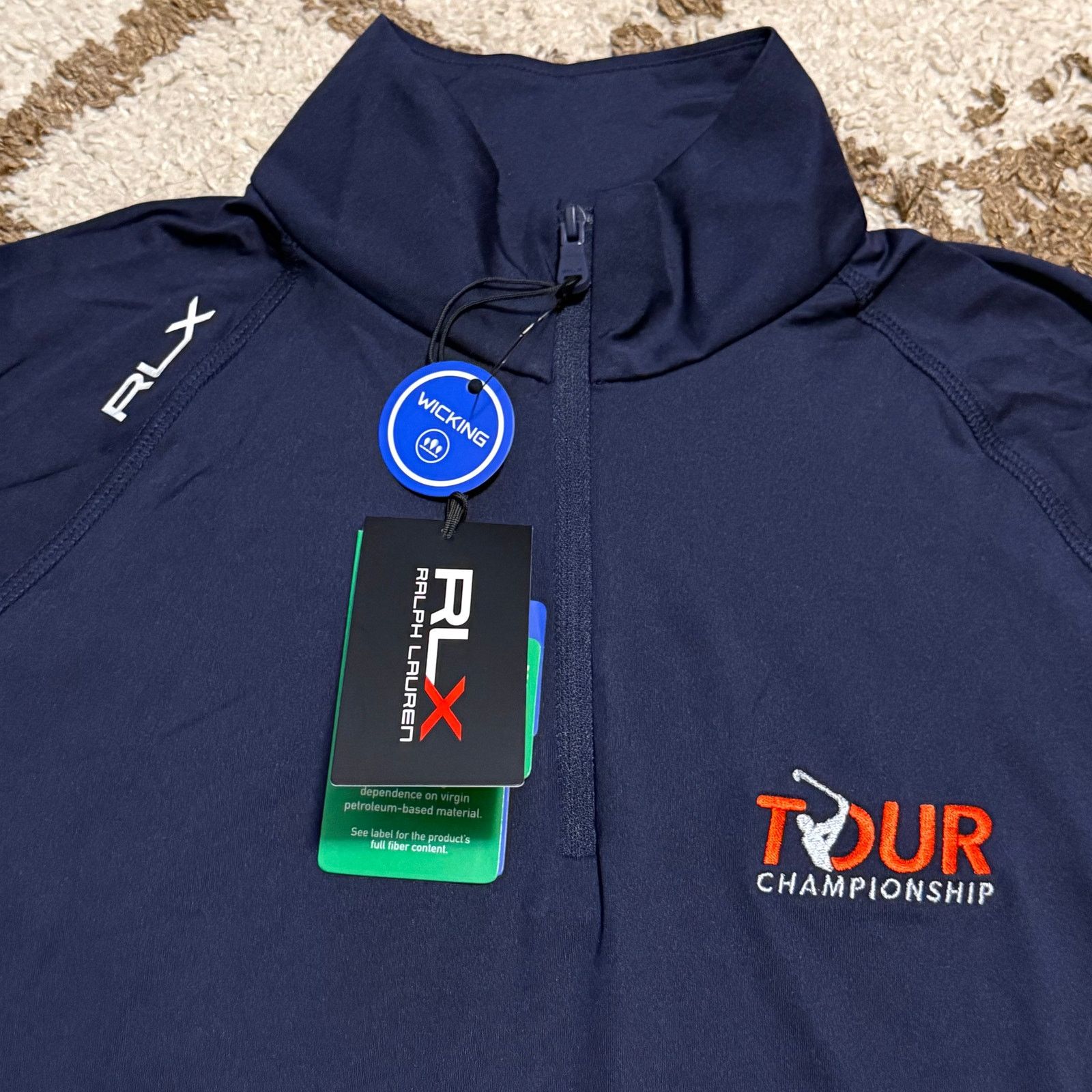 RLX Ralph Lauren NWT Ralph Lauren RLX Womens Wicking Golf 1/4 Zip Small PGA Size S / US 4 / IT 40 - 3 Thumbnail