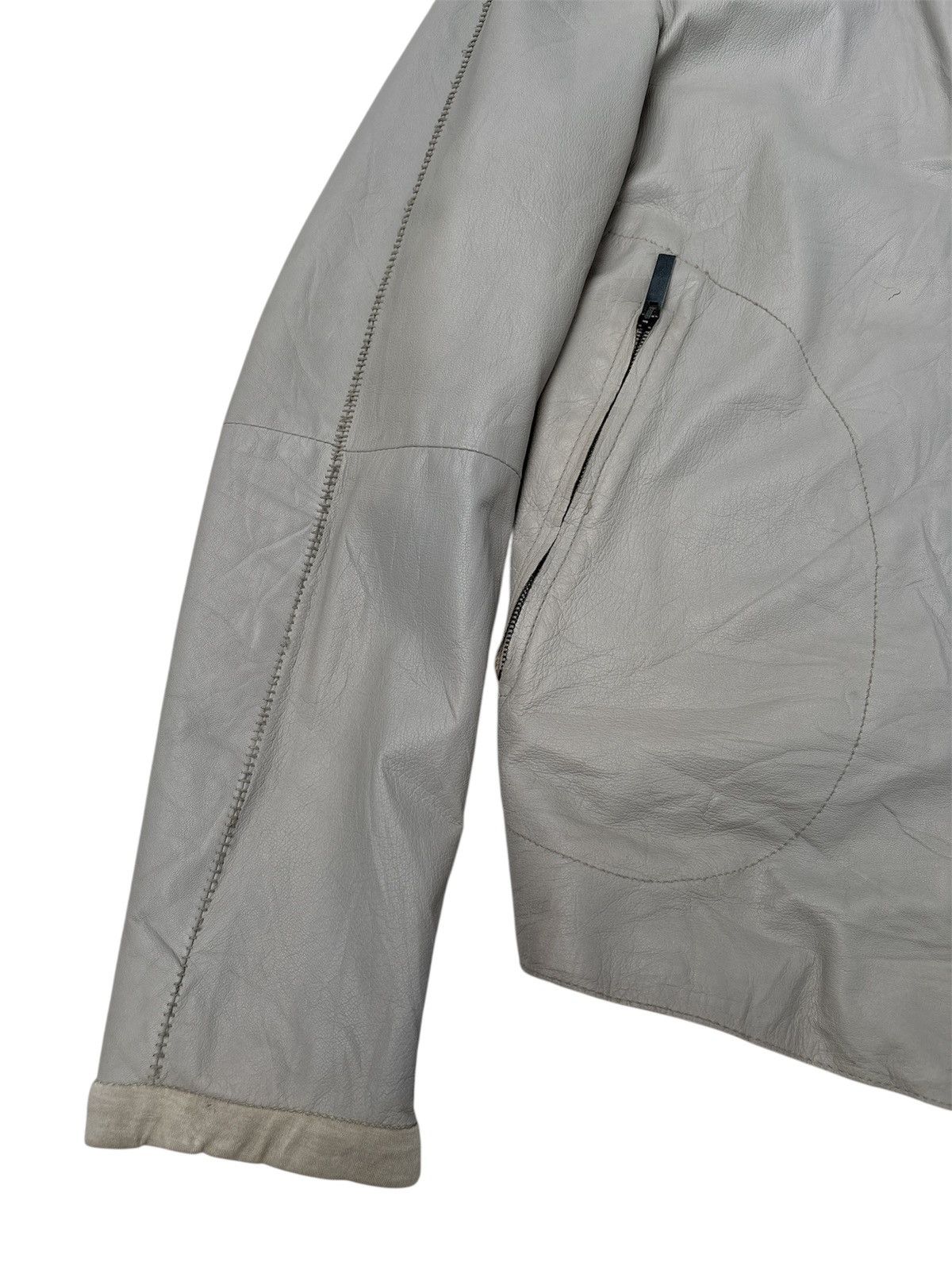 Emporio Armani SS13 RUNWAY Leather Jacket Size US S / EU 44-46 / 1 - 5 Thumbnail