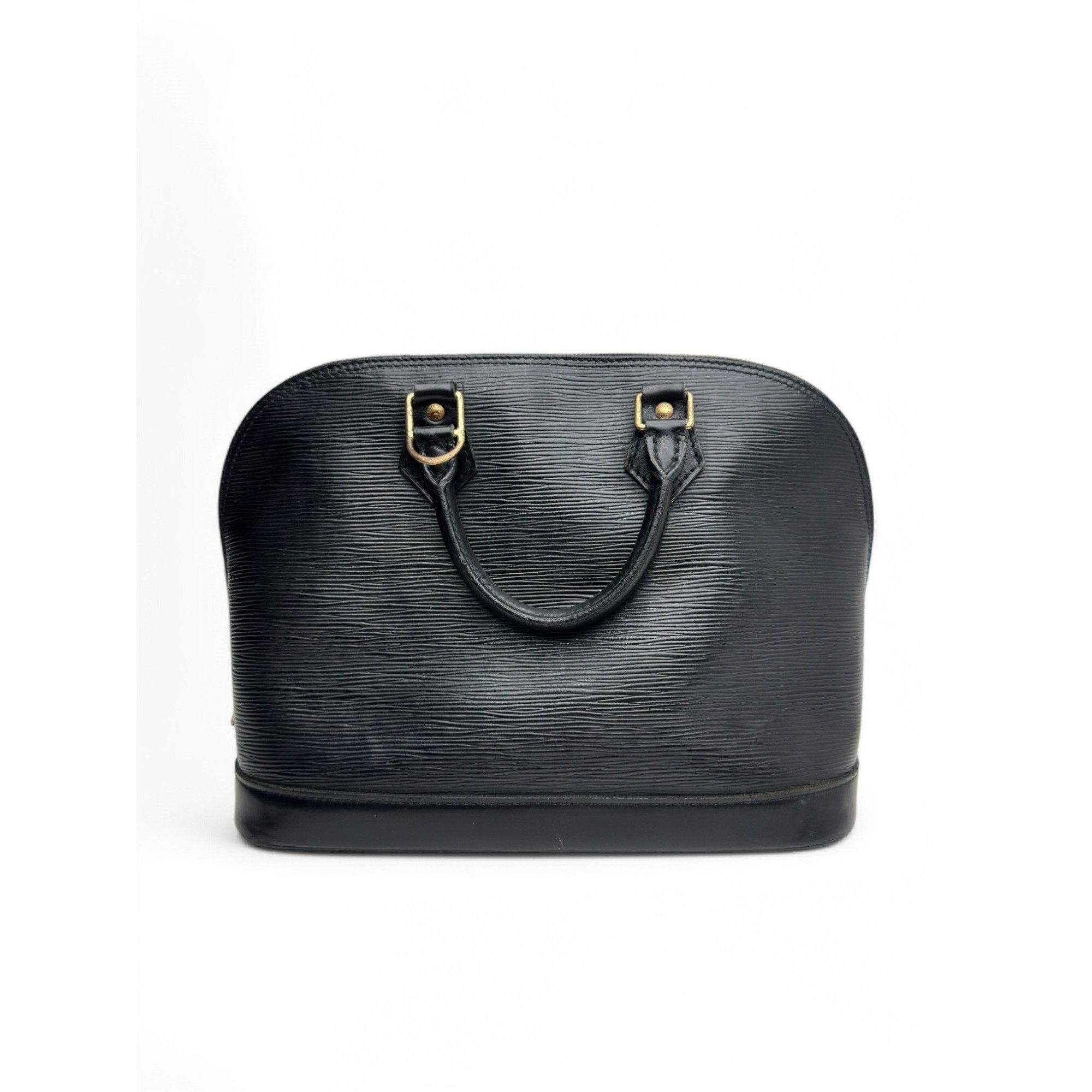 Louis Vuitton Louis Vuitton Alma Epi Black Leather Handbag Size ONE SIZE - 3 Thumbnail
