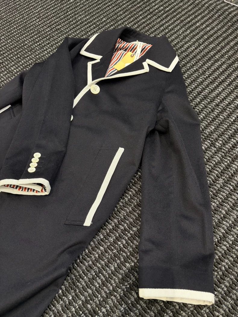 Thom Browne Thom Browne Medium and long length cashmere coat Size XS / US 0-2 / IT 36-38 - 3 Thumbnail