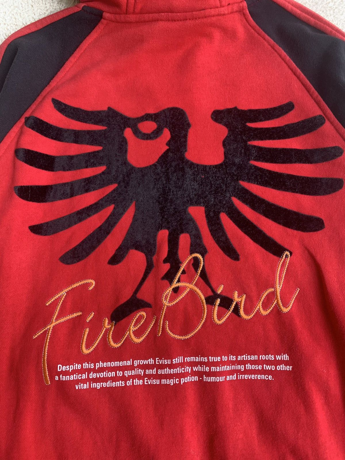 If Six Was Nine × Japanese Brand × Le Grande Bleu (L.G.B.) Evisu Fire Bird fur zip hoodie if6w9 LgB style Size US M / EU 48-50 / 2 - 6 Thumbnail
