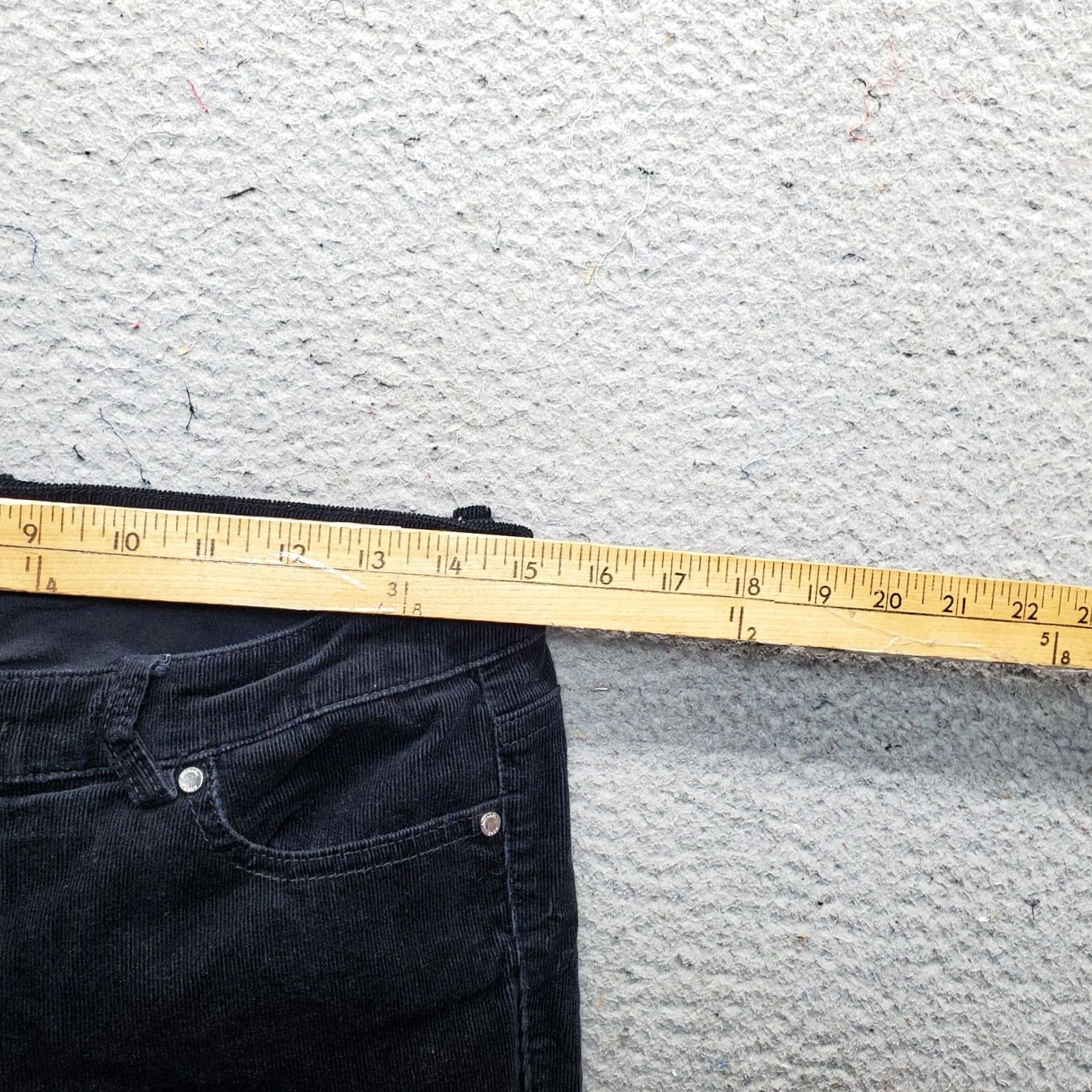 Michael Kors Michael Kors Womens Pants Black Corduroy Modern Bohemian Stretch Straight Fit 4 Size 27" / US 4 / IT 40 - 6 Thumbnail