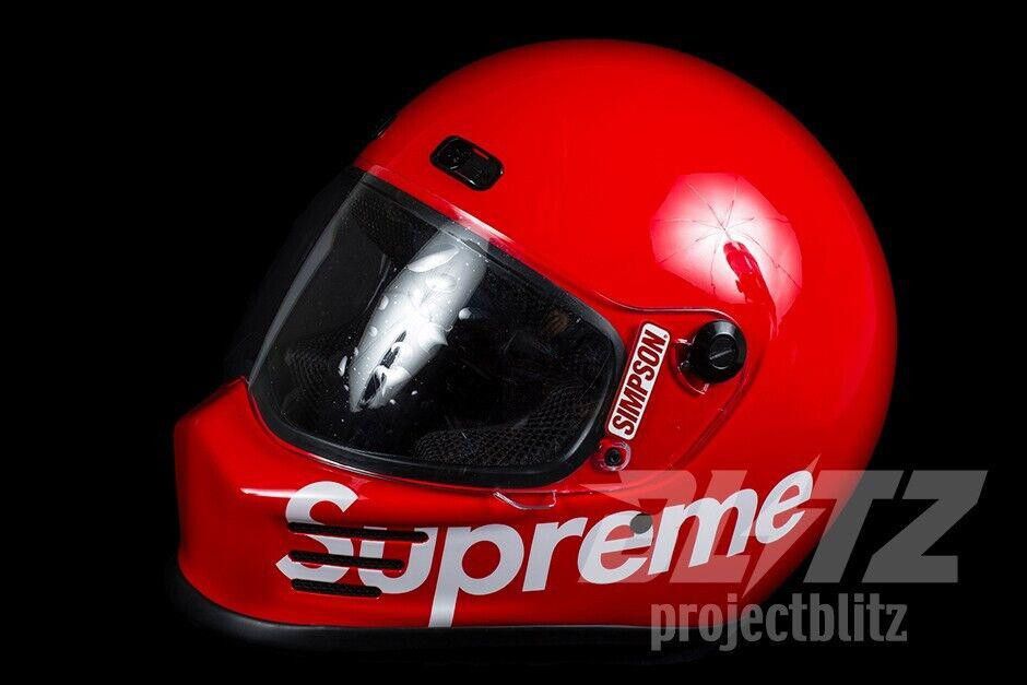 Supreme FW16 Supreme Simpson Street Bandit Motorcycle Helmet Red M Size ONE SIZE - 2 Thumbnail