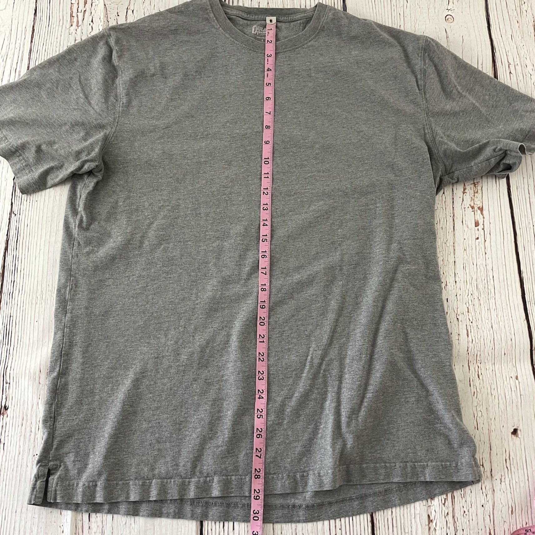CO Duluth Trading Co Longtail T Short Sleeve T Shirt Men's L Solid Gray 100% Cotton Size US L / EU 52-54 / 3 - 4 Thumbnail