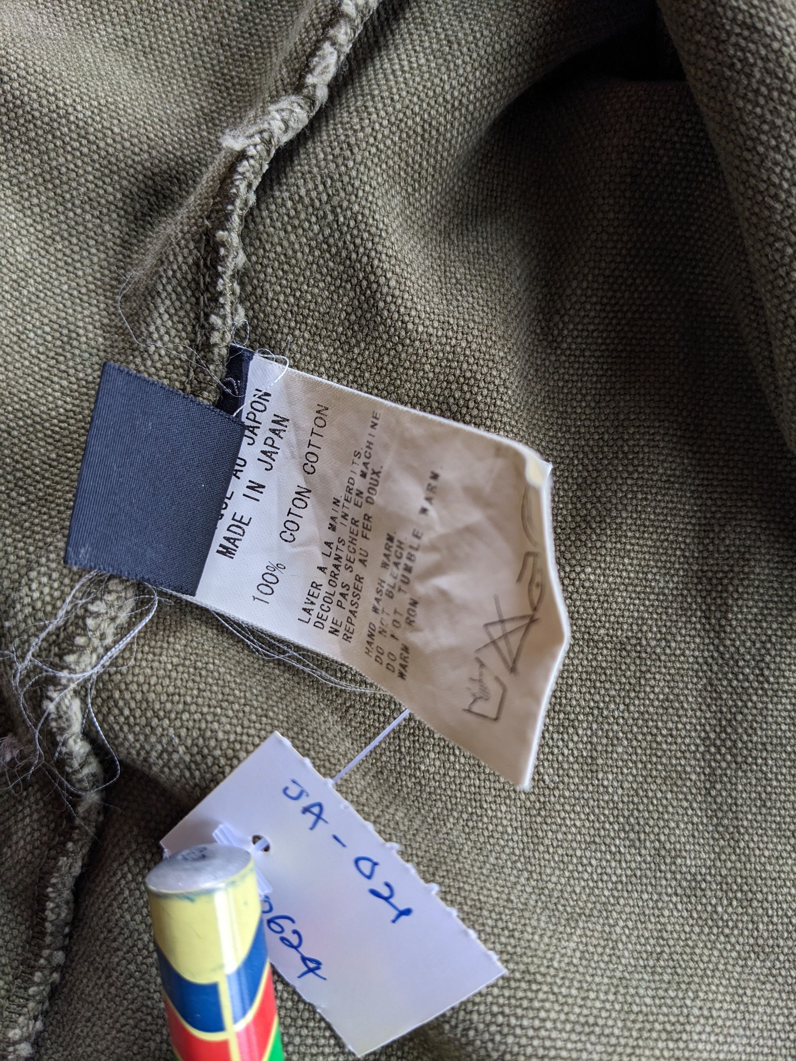 Vintage Y's Yohji Yamamoto olive green blazer