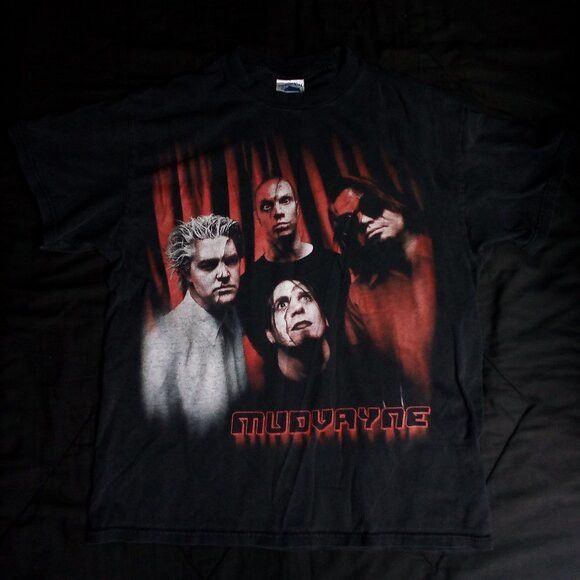 Band Tees Vintage Mudvayne 2003 Tour T-Shirt Size US L / EU 52-54 / 3 - 2 Thumbnail