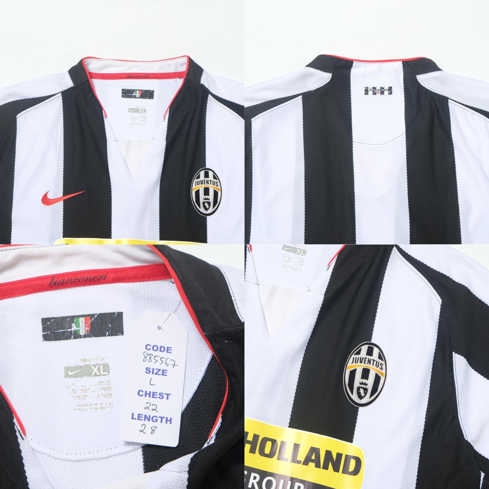 Nike 2007/08 Juventus Home Shirt Nike (L) Size US L / EU 52-54 / 3 - 4 Thumbnail