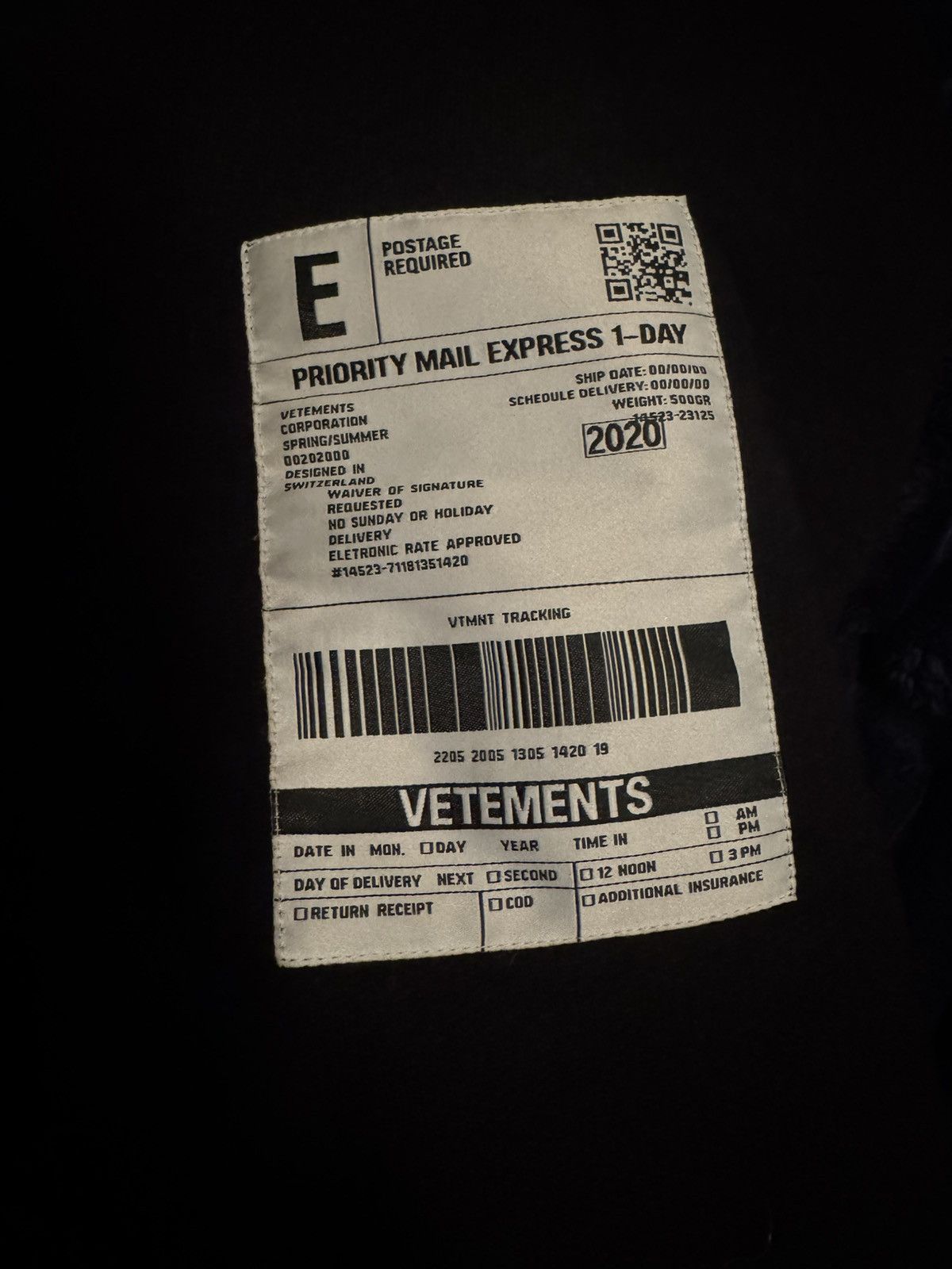 Vetements Vetements 2020 postage hoodie Size US XS / EU 42 / 0 - 3 Thumbnail