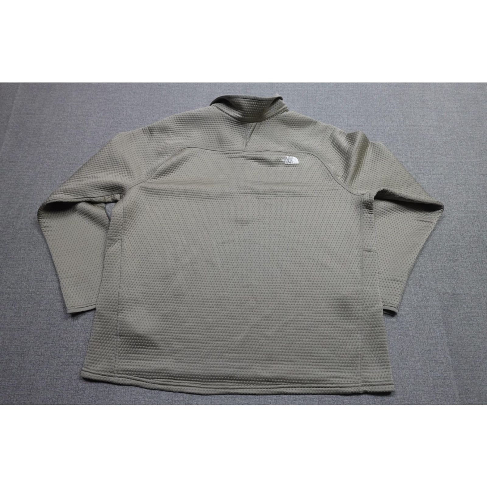 The North Face The North Face DotKnit Quarter Zip Mens 2XL Gray Pullover Fleece Sweater Soft Shirt Size US XXL / EU 58 / 5 - 5 Thumbnail