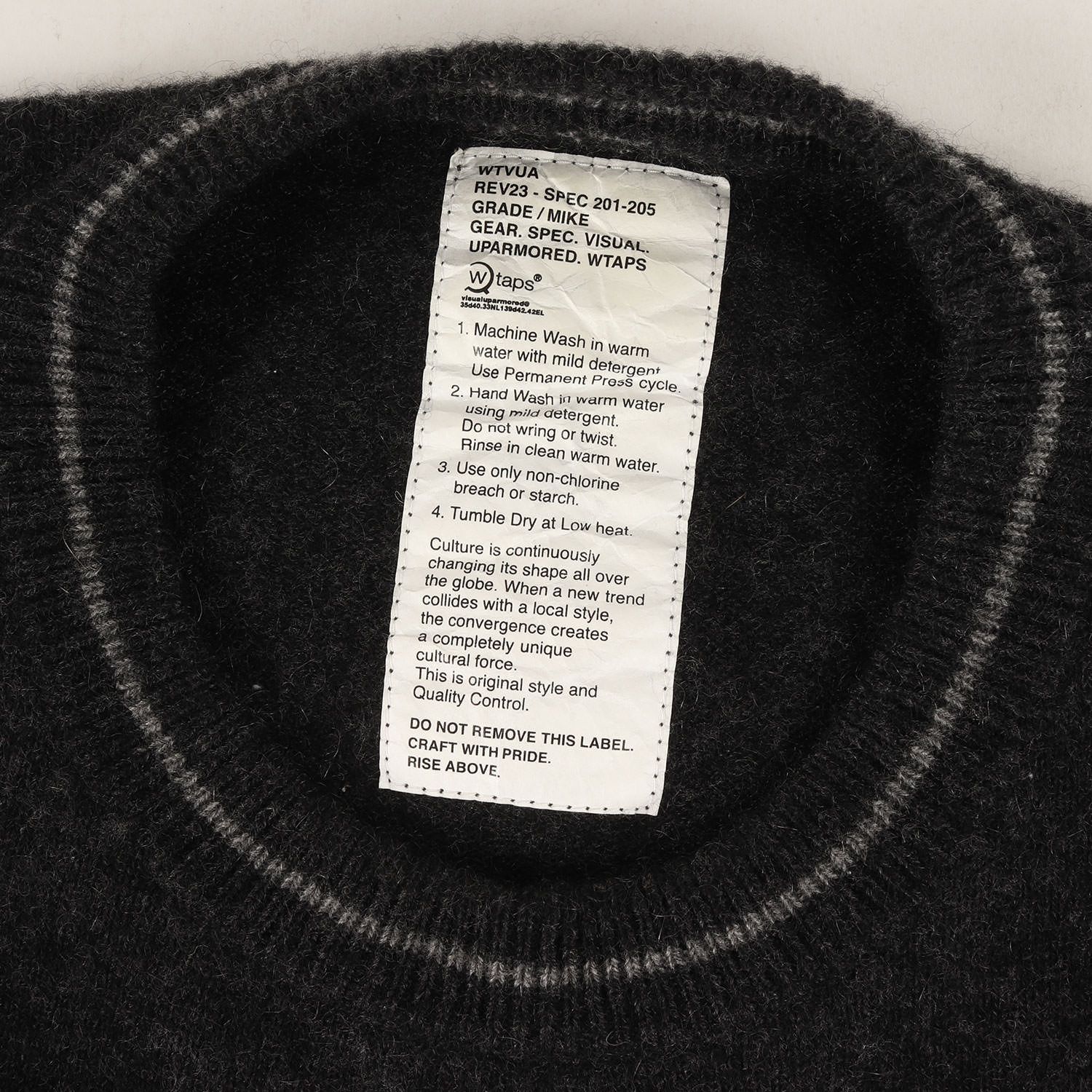 Japanese Brand × Wtaps WTAPS Double Taps Knit Size: M 00s Line Design Cashmere Size US M / EU 48-50 / 2 - 3 Thumbnail