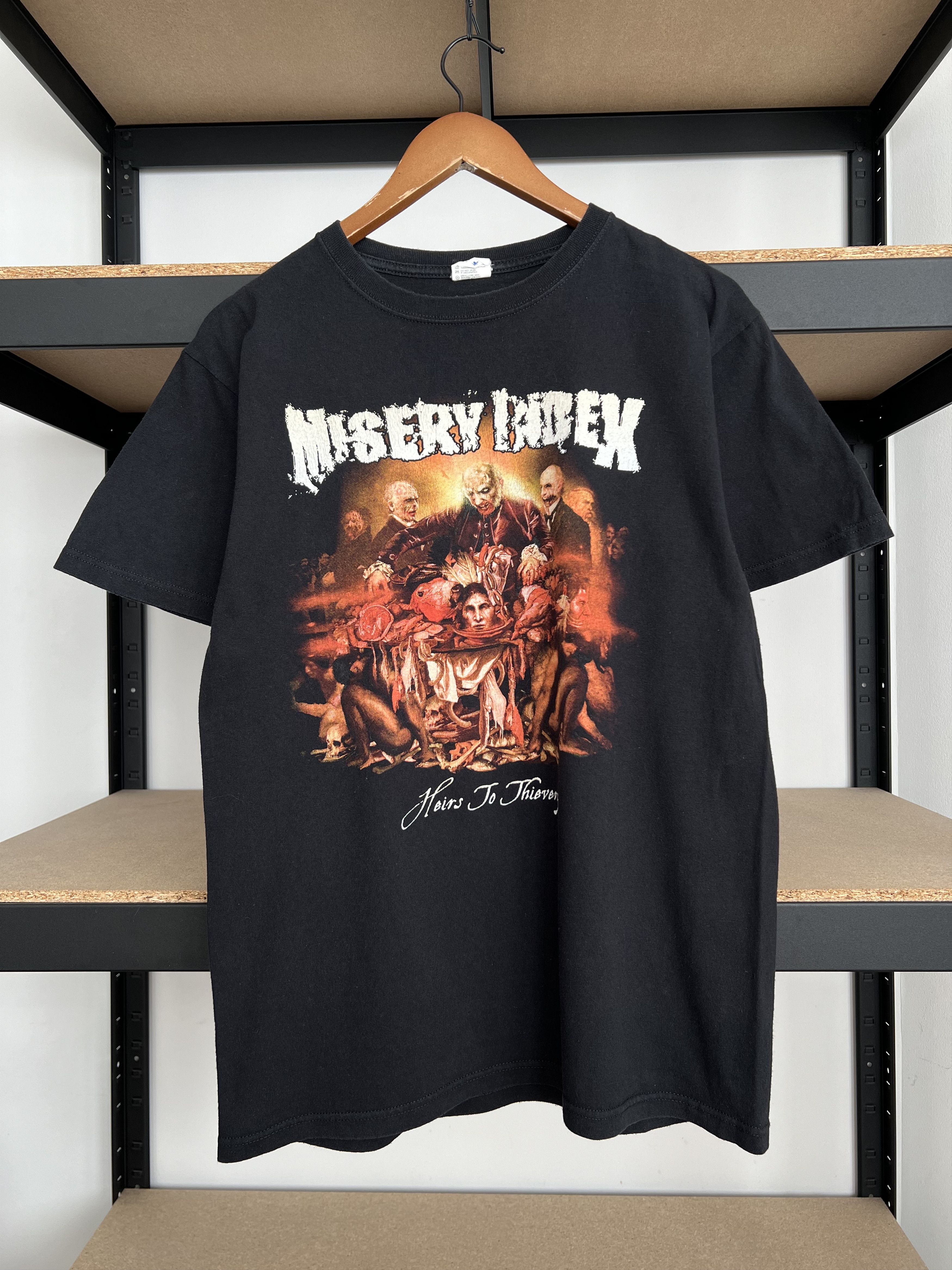 Band Tees Vintage 2000s Misery Index Heirs to Thievery Death Metal Size US M / EU 48-50 / 2 - 3 Thumbnail