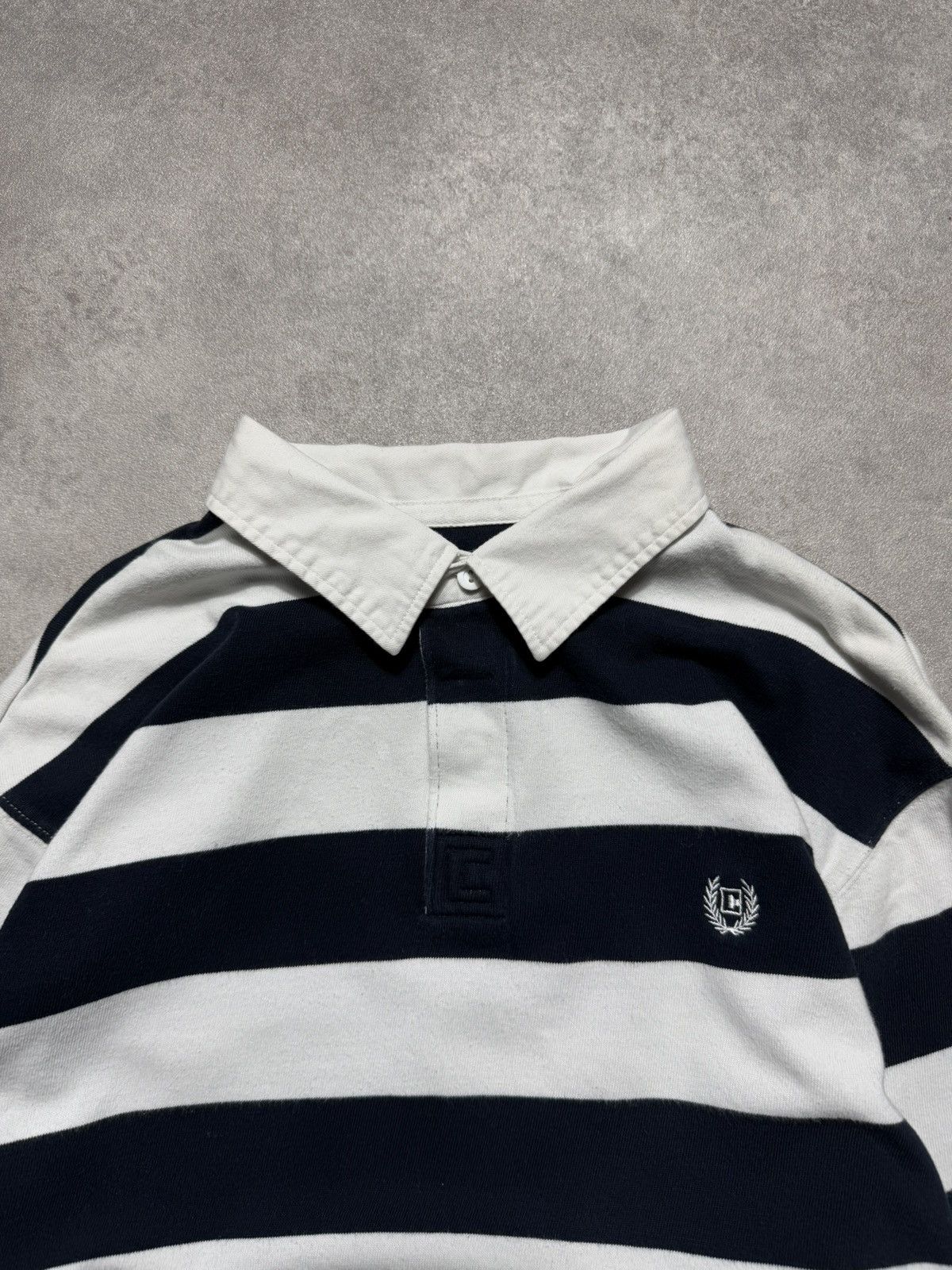 Chaps Ralph Lauren × Vintage Chaps Ralph Lauren Long Sleeve Polo Vintage Cropped Fit Size US XL / EU 56 / 4 - 2 Thumbnail