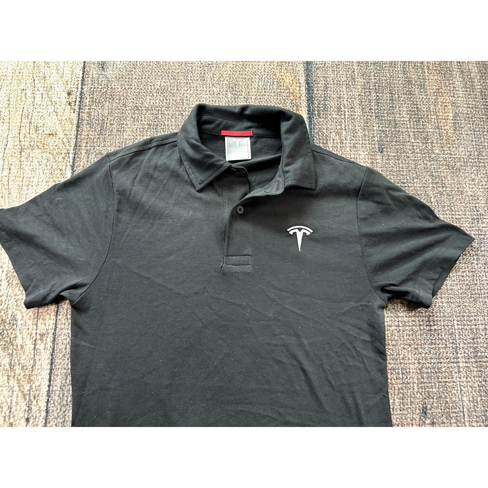 Other Tesla Elon Musk Men’s Black Golf Polo Shirt Electric Car XS Size US XS / EU 42 / 0 - 2 Thumbnail