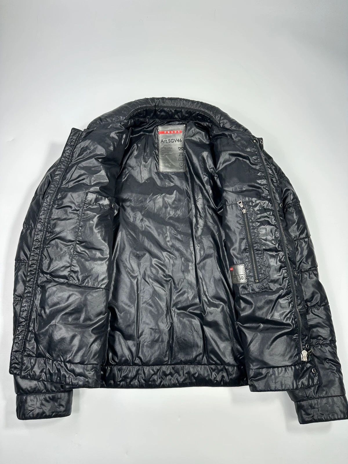 Prada Prada Sport FW08 RipStop Black Nylon Puffer Down Jacket Size US M / EU 48-50 / 2 - 7 Thumbnail
