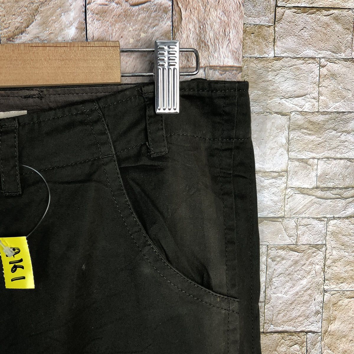 Japanese Brand Human Woman Green Cargo Multipocket Pants #A161 Size 29" - 9 Thumbnail