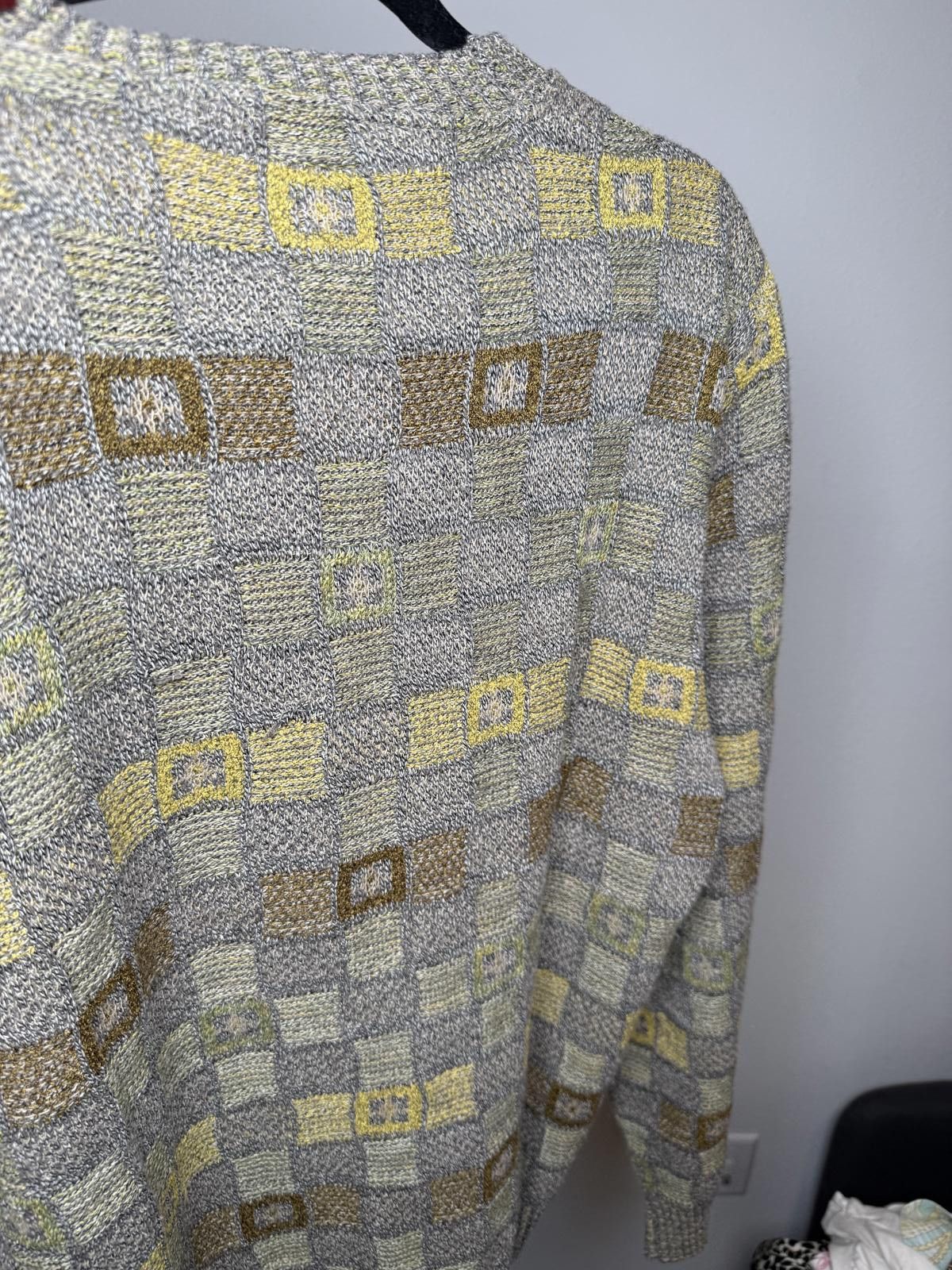 Other Vintage 90s Prontuomo Men's Crew Neck Knitted Sweater Size US M / EU 48-50 / 2 - 3 Thumbnail