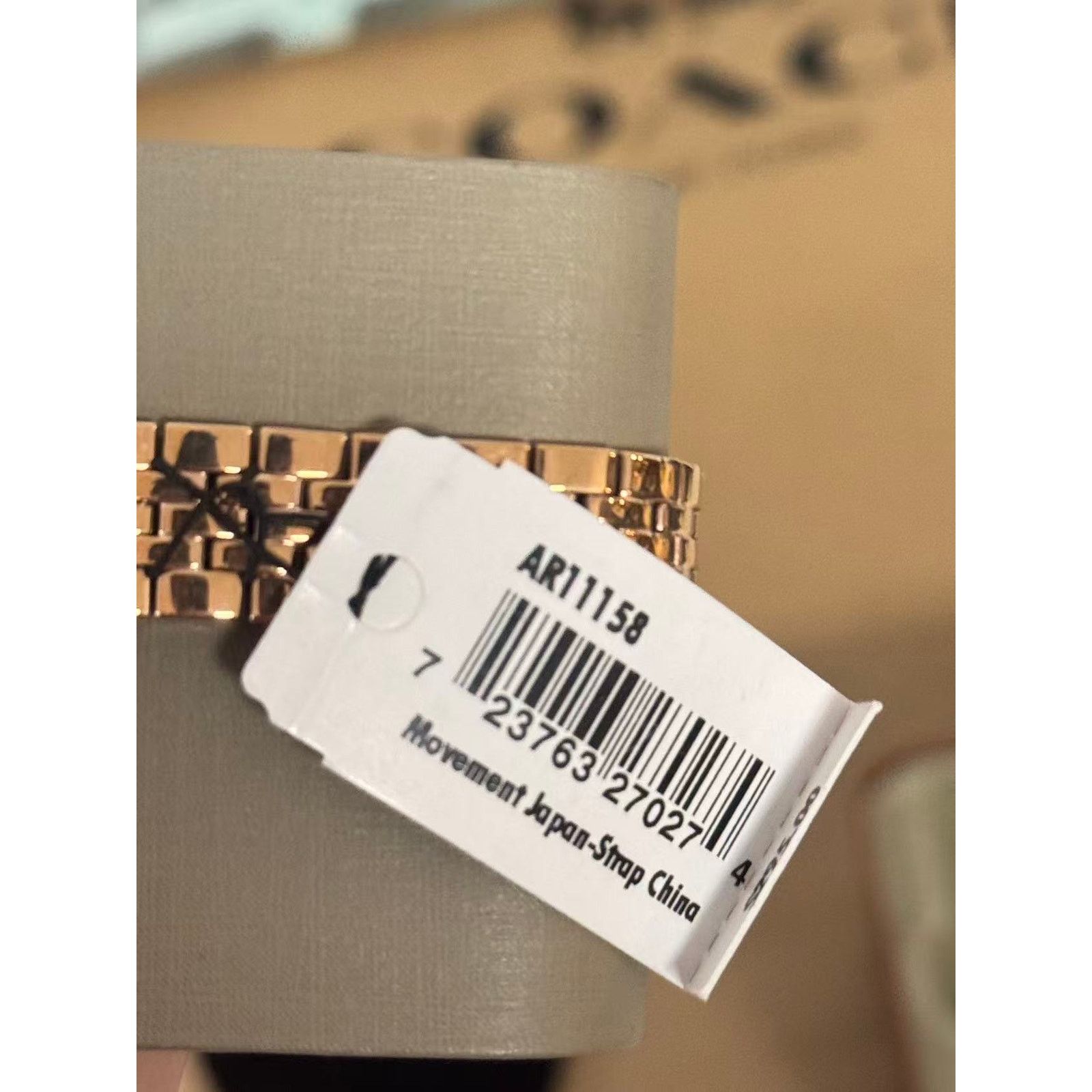Emporio Armani Emporio Armani Modern Slim Ladies Rose Gold Watch AR11158 Size 36 - 3 Thumbnail