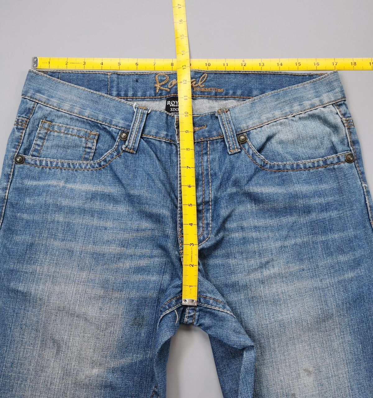 Jean Royal Premium Light Denim Jeans Size US 34 / EU 50 - 9 Thumbnail