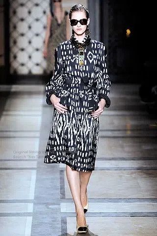 Dries Van Noten Dries Van Noten Color Block Dress Size M / US 6-8 / IT 42-44 - 3 Thumbnail