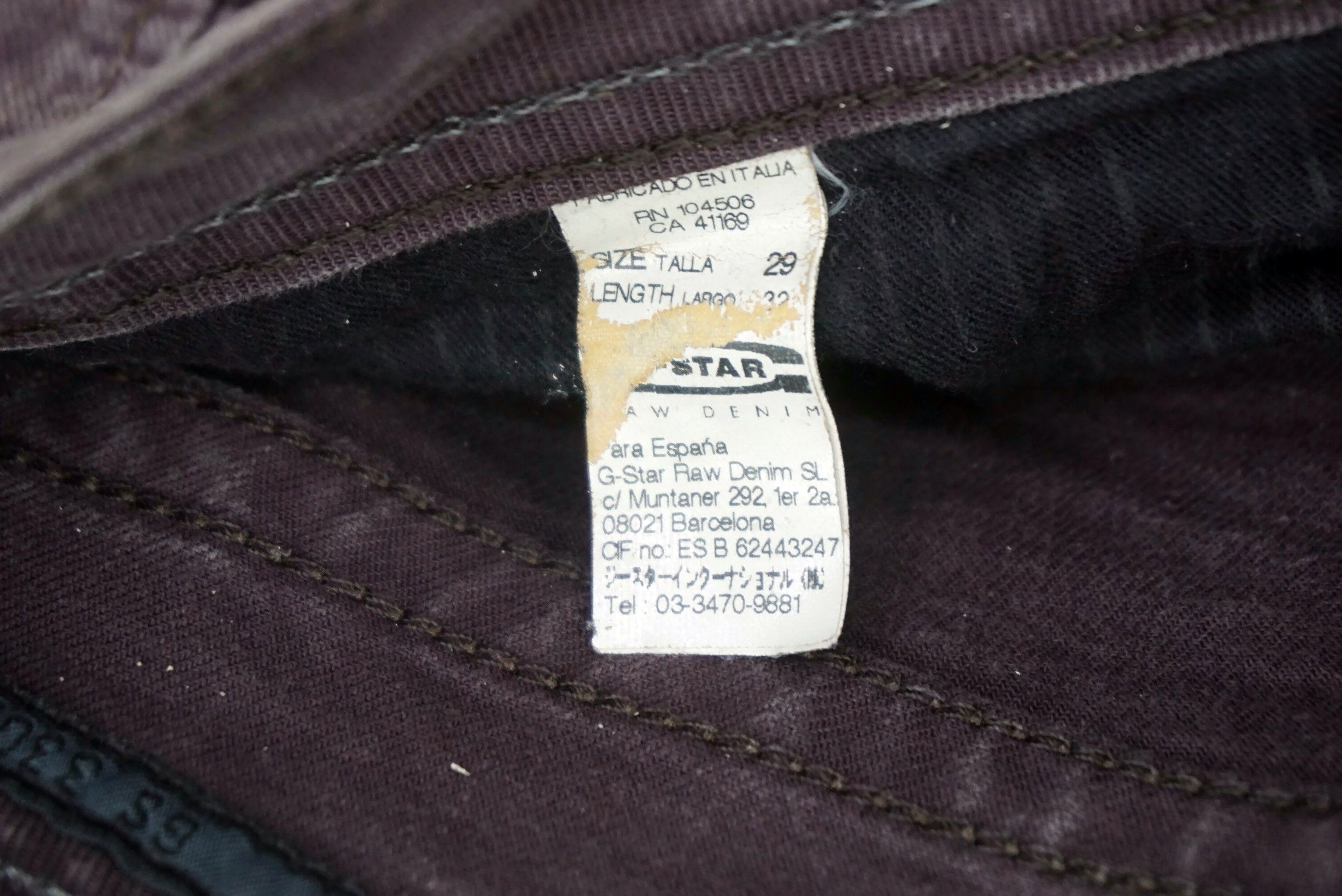 G-Star G-star Jeans Size 29 fit W30xL31.5 Core Slim Diagonal Leg Size US 29 - 10 Thumbnail