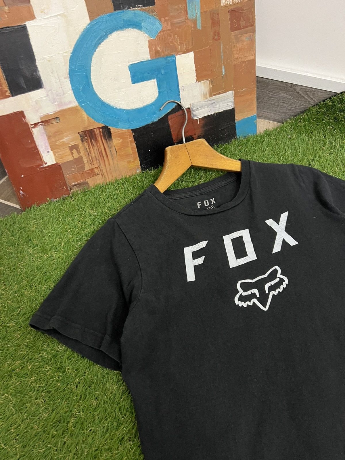 Fox Racing × Vintage Crazy vintage y2k black fox racing t-shirt Size S / US 4 / IT 40 - 2 Thumbnail