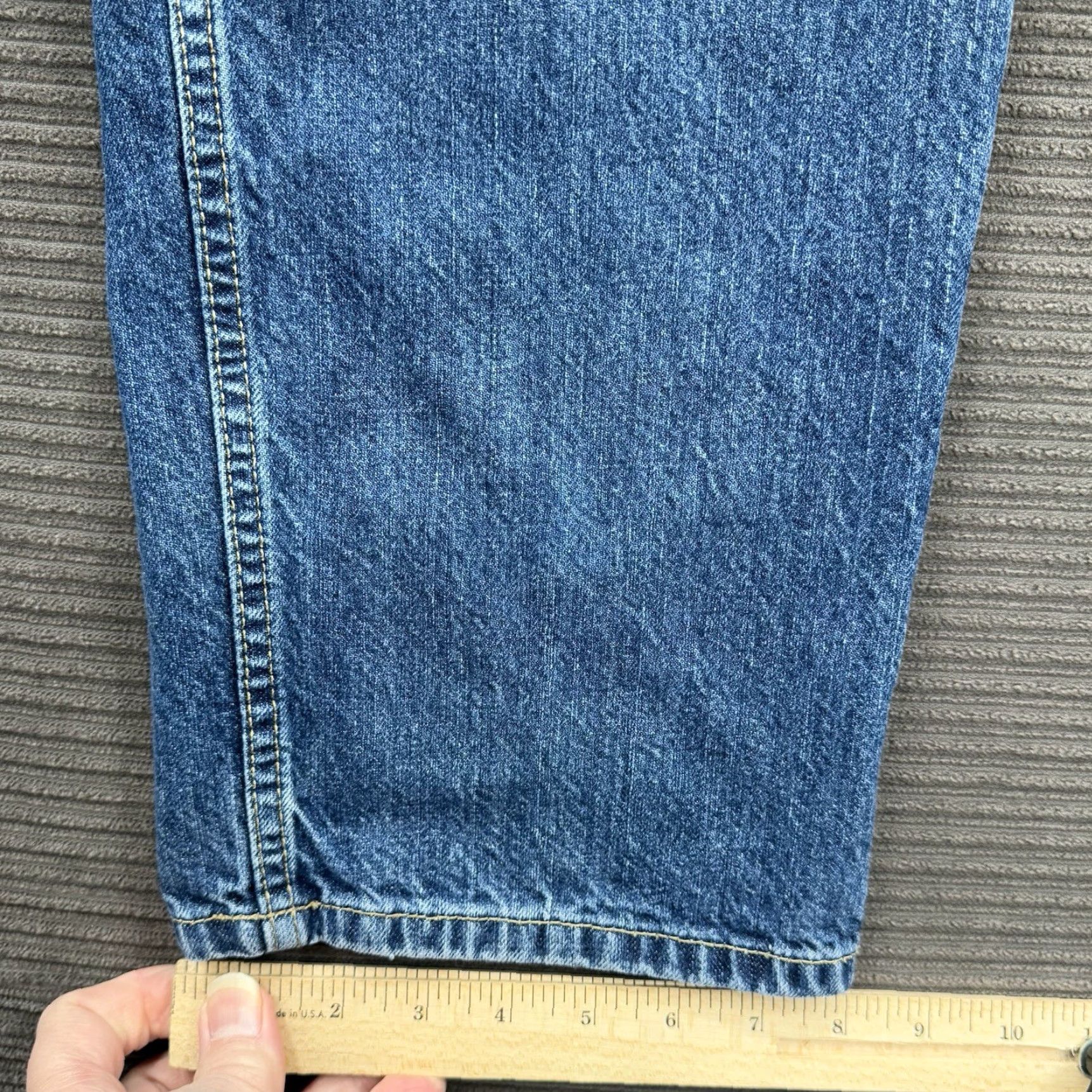 Tommy Hilfiger Tommy Hilfiger Denim Jeans Men 34 Regular Blue Straight Hipster 90s Hip Hop Pattern Solid Size US 34 / EU 50 - 7 Thumbnail