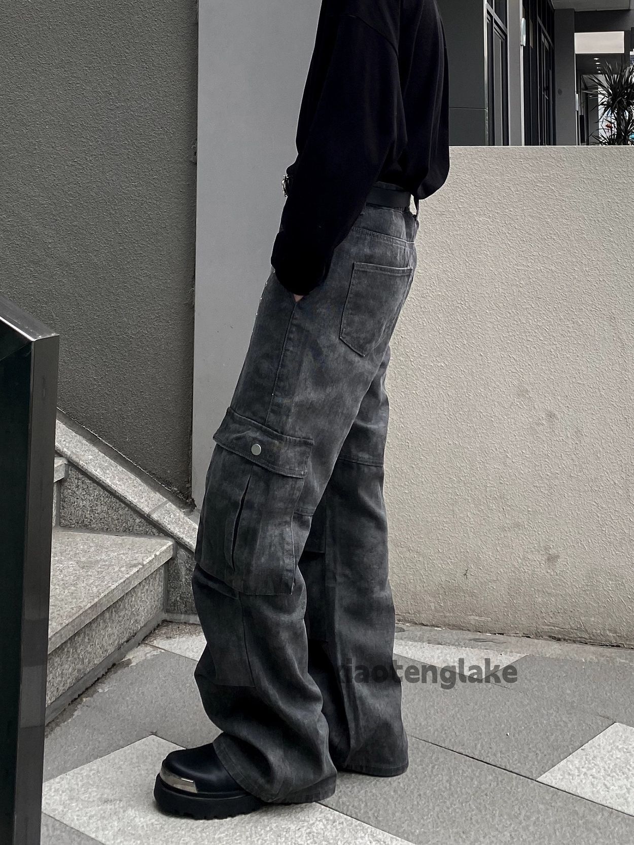 Designer × Japanese Brand × Vintage Washed faded cleanfit yuppie bootcut grunge punk pants Size US 32 / EU 48 - 6 Thumbnail