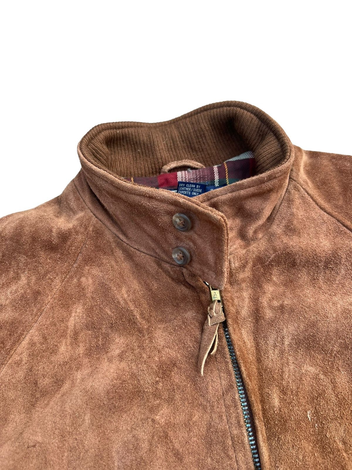 Polo Ralph Lauren VTG 90s Polo Ralph Lauren Patina Suede Leather Bomber Jacket Size US M / EU 48-50 / 2 - 4 Thumbnail