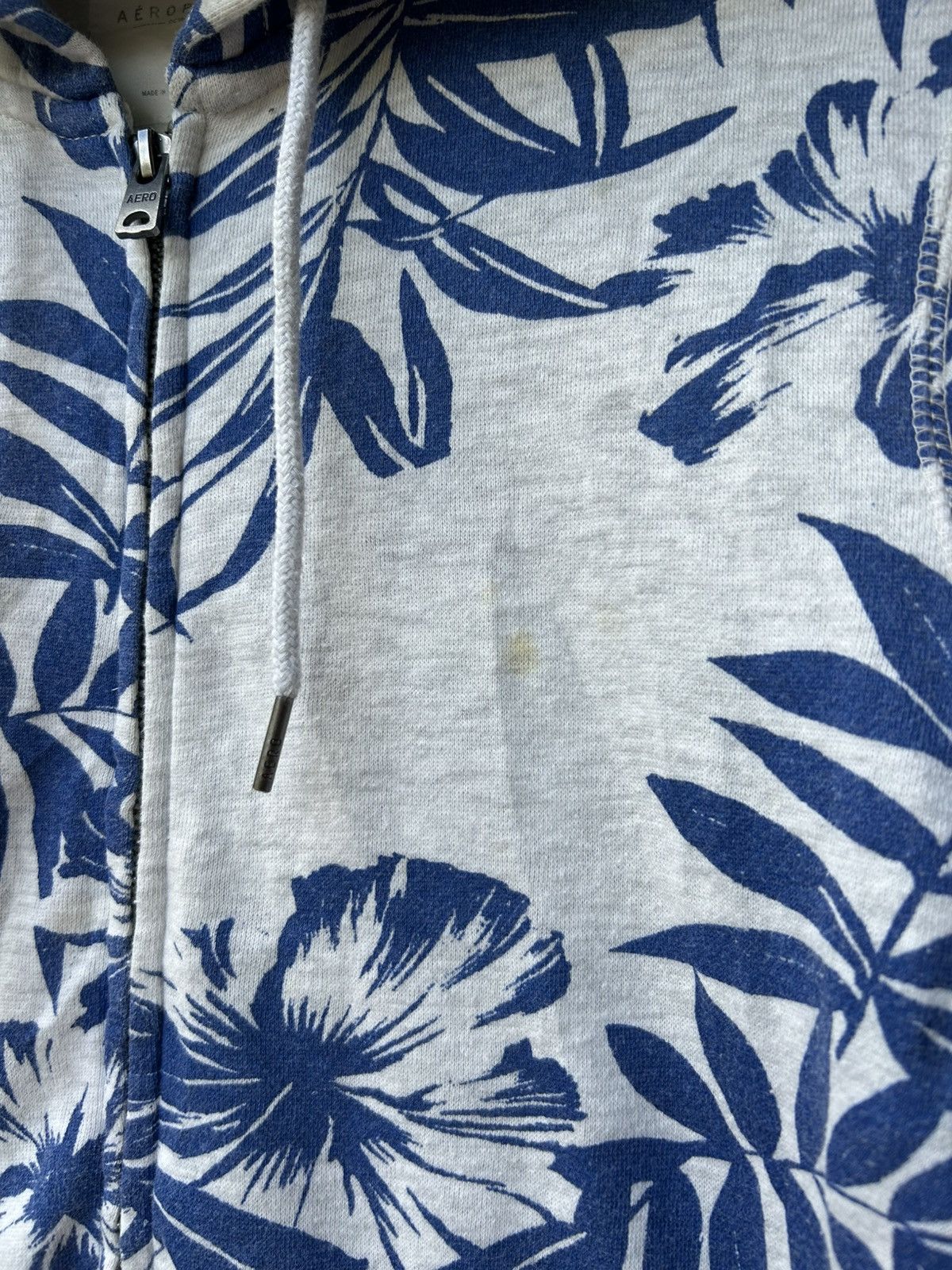 If Six Was Nine × Japanese Brand × Le Grande Bleu (L.G.B.) Aeropostale blue flowers hoodie Ifsixwasnine LGB Size US M / EU 48-50 / 2 - 5 Thumbnail