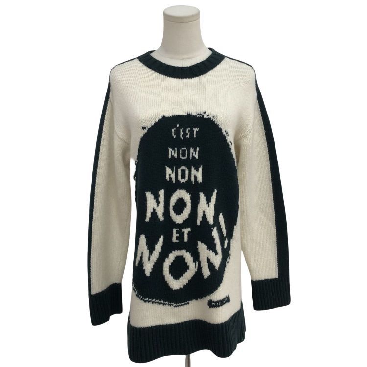 Dior Dior J'Adior Logo Wool Cashmere Sweater Size 34 Size XS / US 0-2 / IT 36-38 - 1 Thumbnail