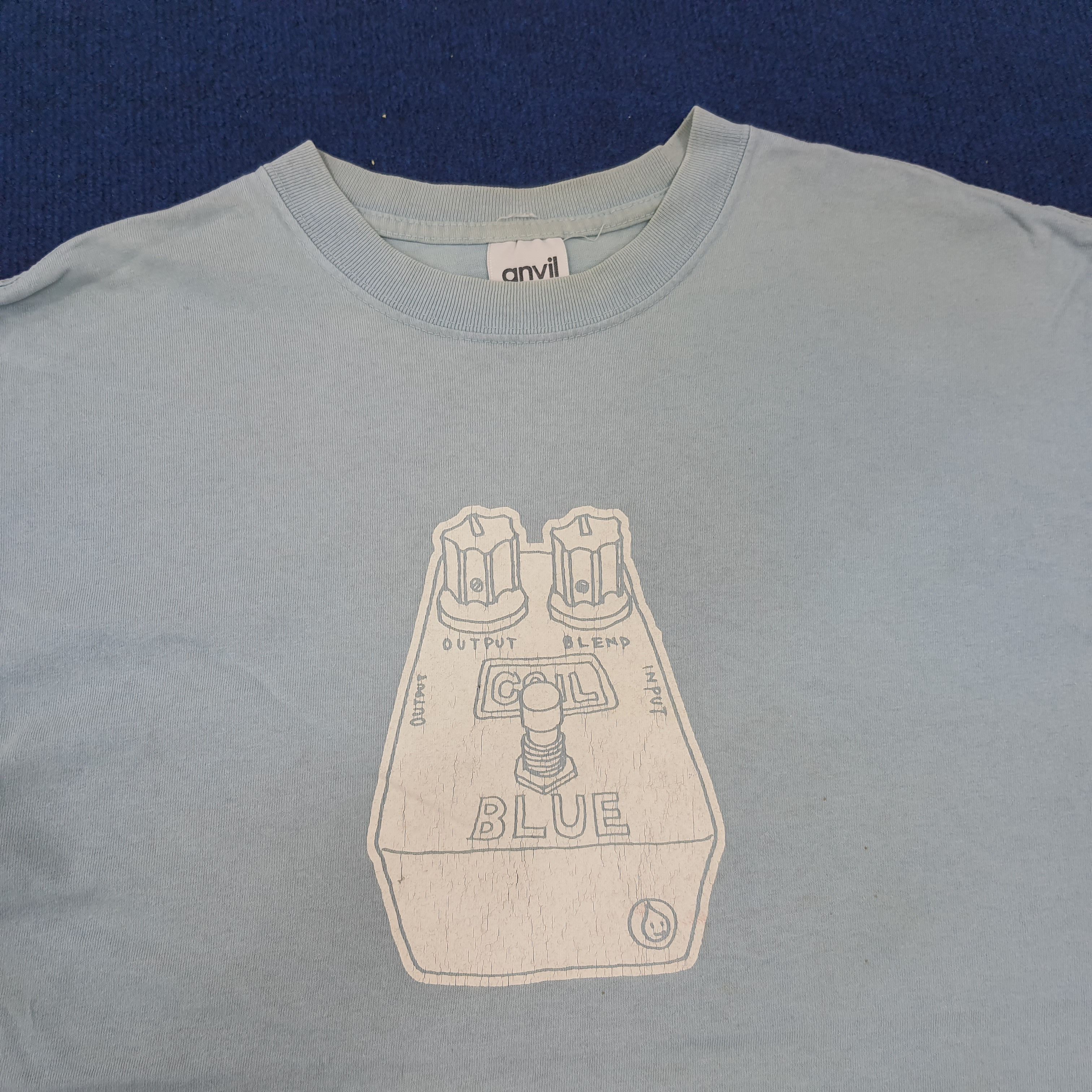 Vintage Vintage Coil Blue Streetwear Tshirt Size US L / EU 52-54 / 3 - 2 Thumbnail