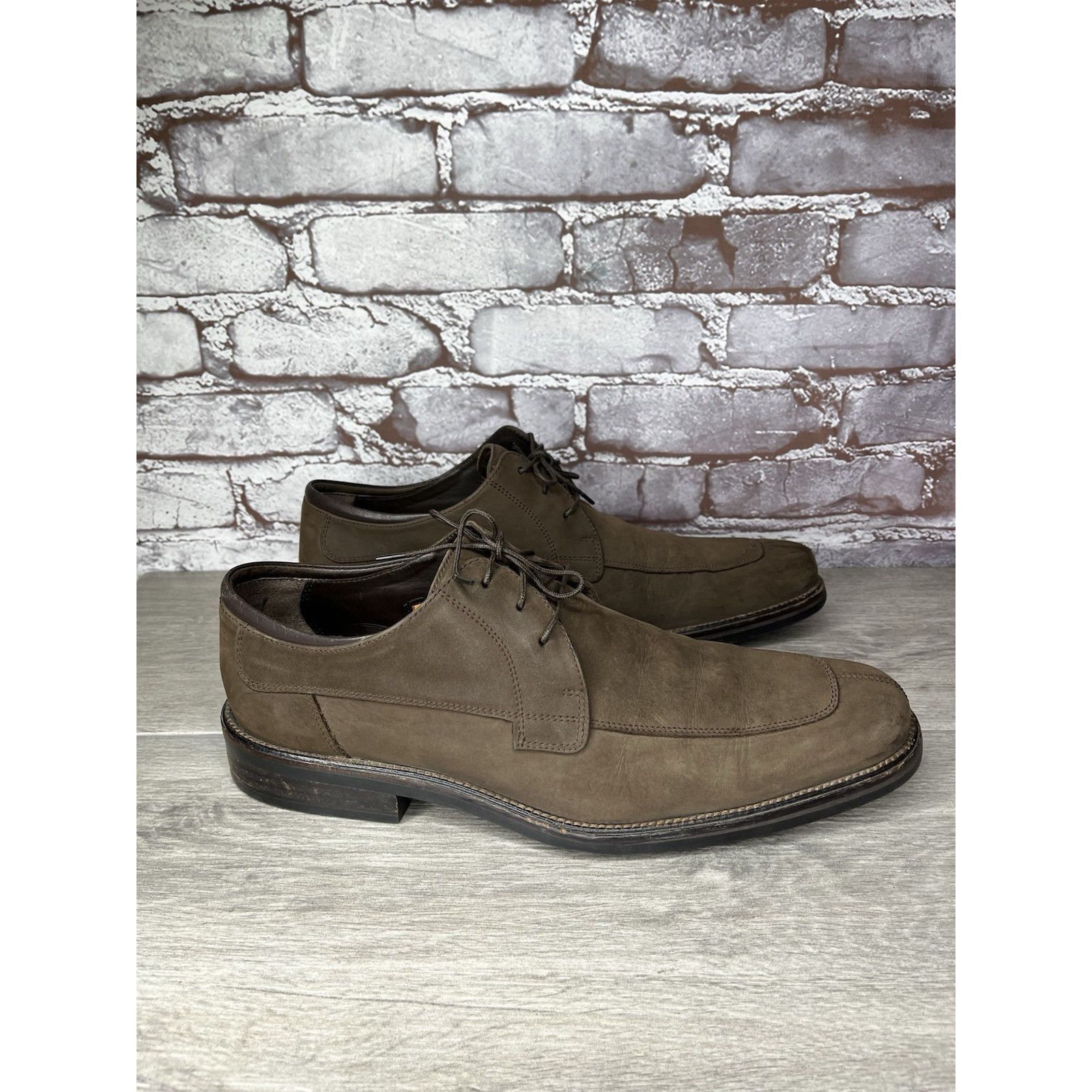 Cole Haan Cole Haan Brown Nubuck Leather Split Oxfords Waterproof Shoe Size US 10.5 / EU 43-44 - 1 Thumbnail