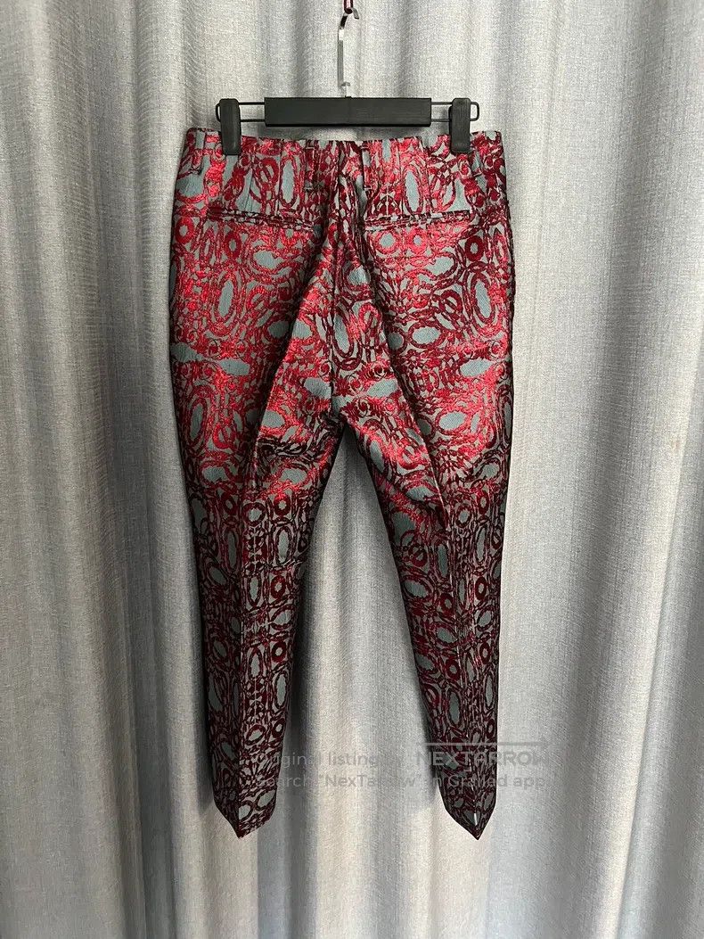 Dries Van Noten Dries Van Noten Red Pants Size US 40 / EU 56 - 2 Thumbnail