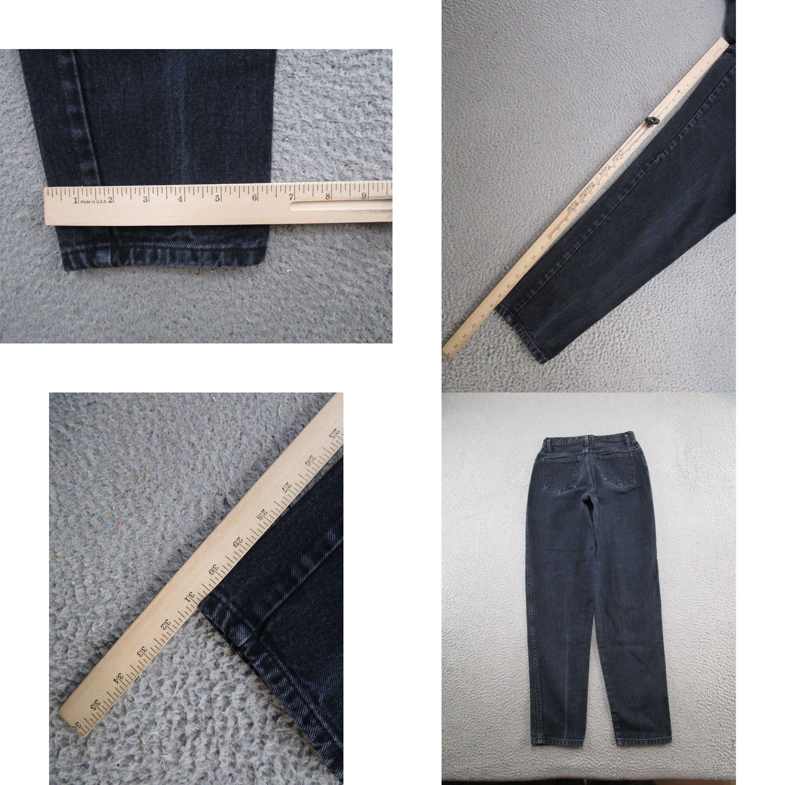 Geoffrey Beene VINTAGE Geoffrey Beene Sport High Rise Tapered Leg Mom Jeans Size 10 Black Jeans Women 90s Style Mom N/A Size 32" / US 10 / IT 46 - 8 Thumbnail