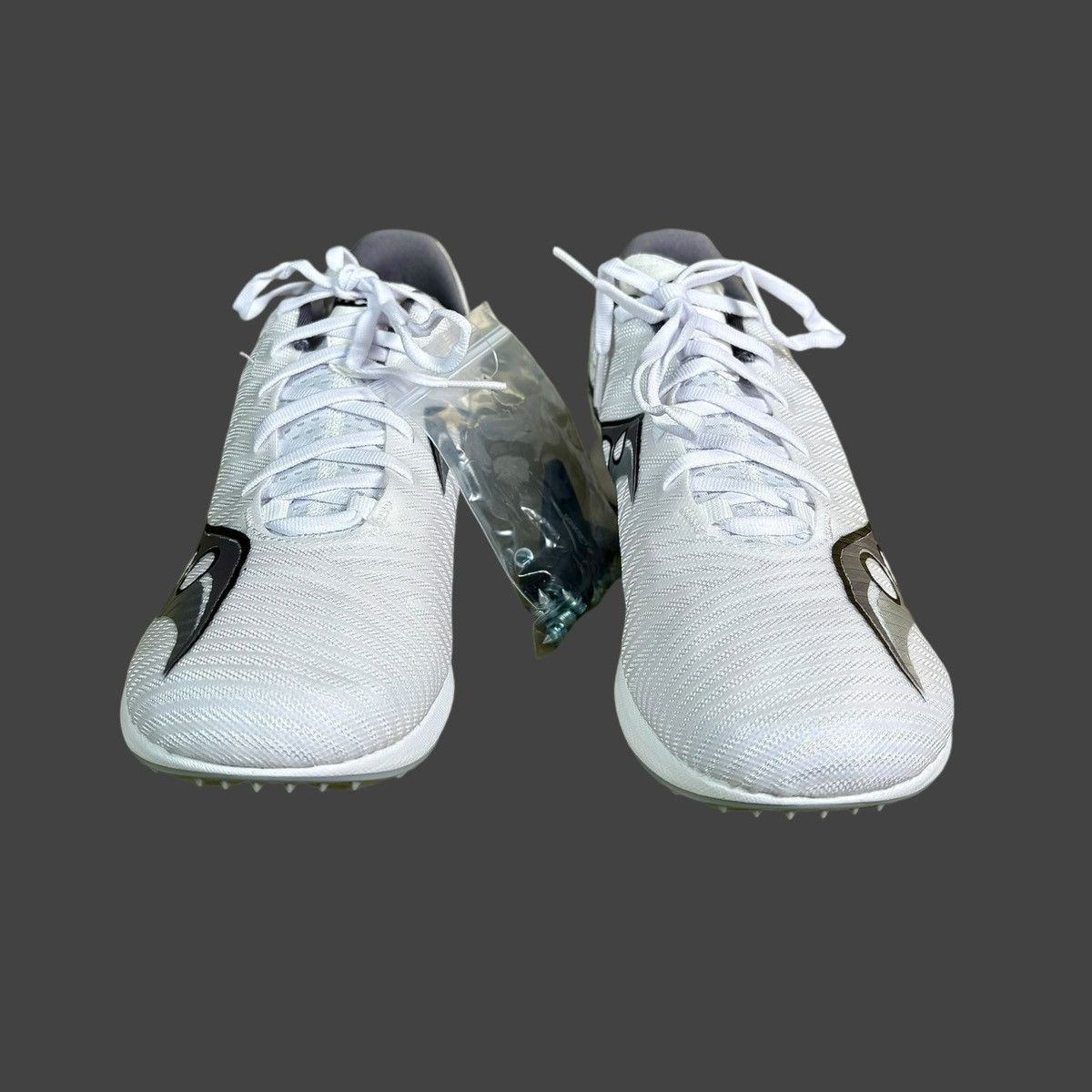 Saucony Saucony Men’s Velocity MP White Track Running Shoes Sz 10.5 Size US 10.5 / EU 43-44 - 4 Thumbnail