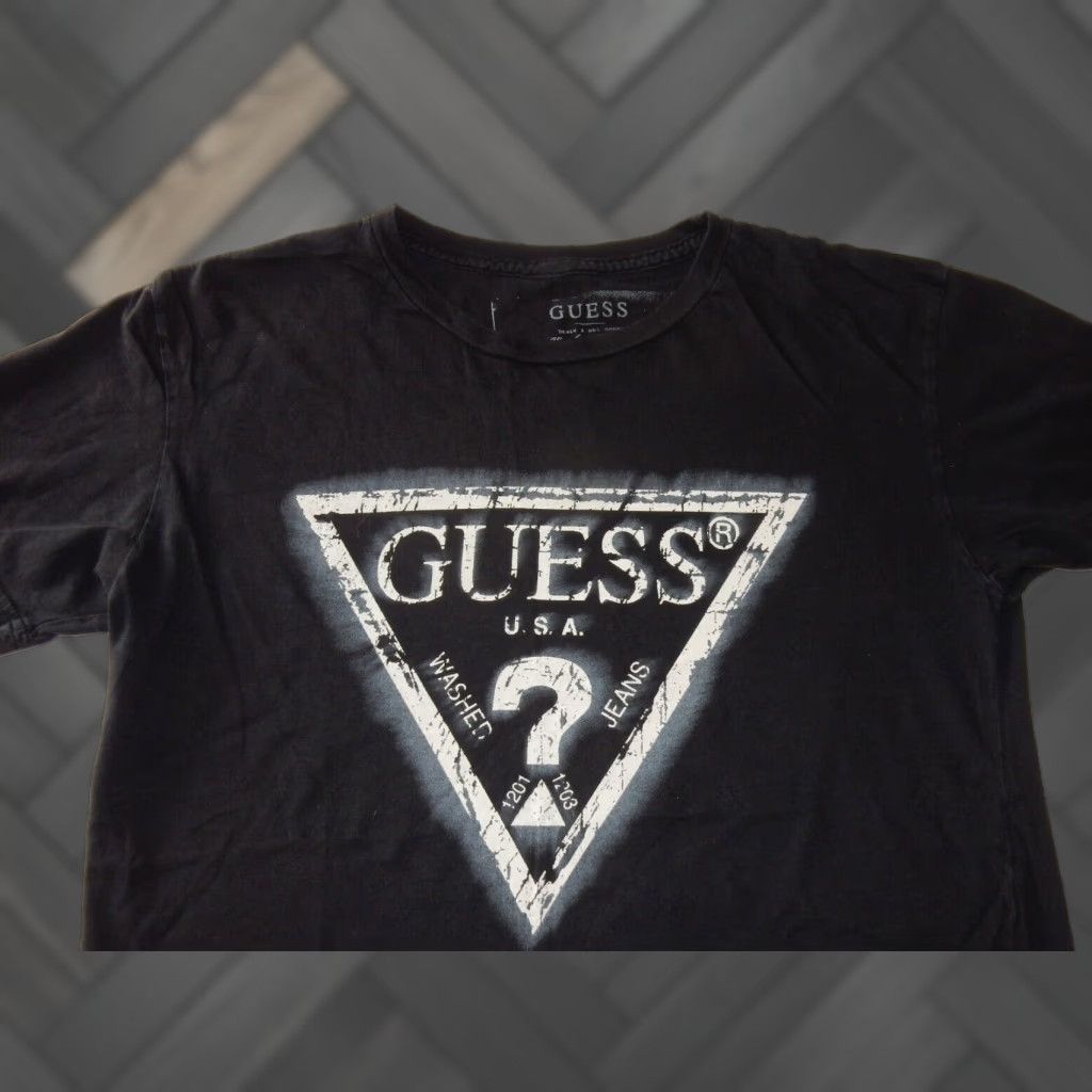 Guess GUESS Men's Black Short Sleeve T-Shirt Size M USA Made Size US M / EU 48-50 / 2 - 1 Thumbnail