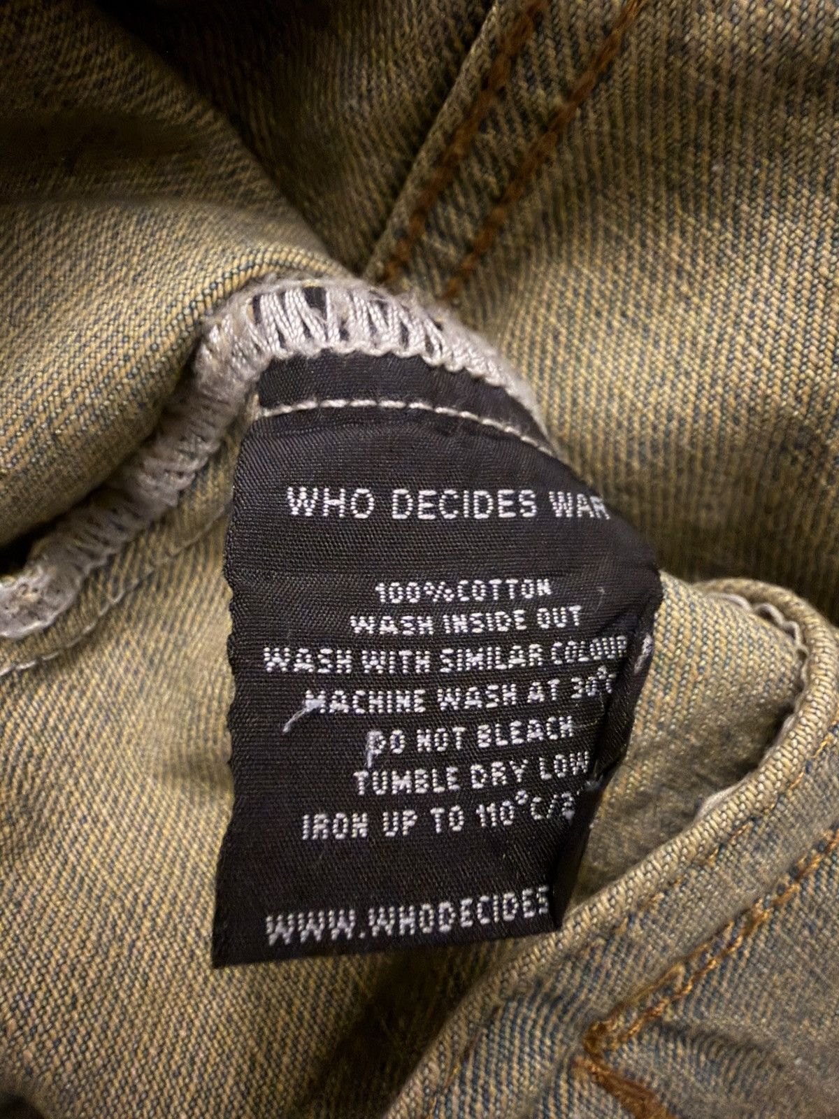 Who Decides War WHO DECIDES WAR UNFURLED DENIM JACKET Size US XL / EU 56 / 4 - 6 Thumbnail