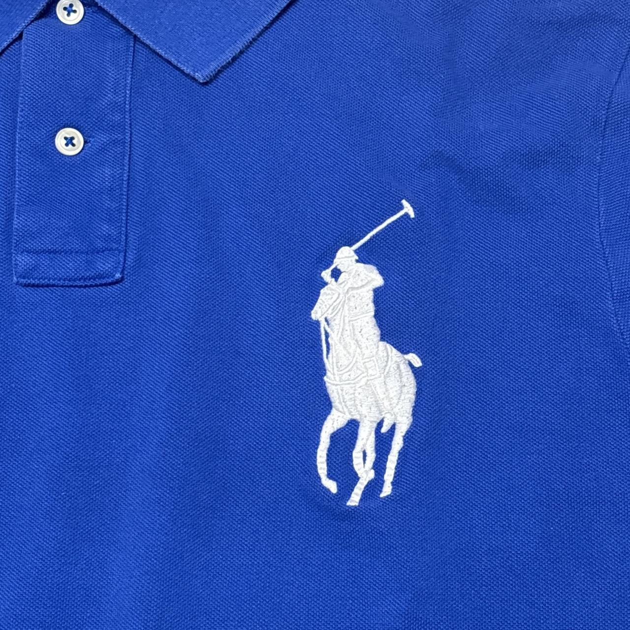 Polo Ralph Lauren Polo Ralph Lauren Big Pony Blue Custom Slim Fit Sz XL Size US XL / EU 56 / 4 - 2 Thumbnail