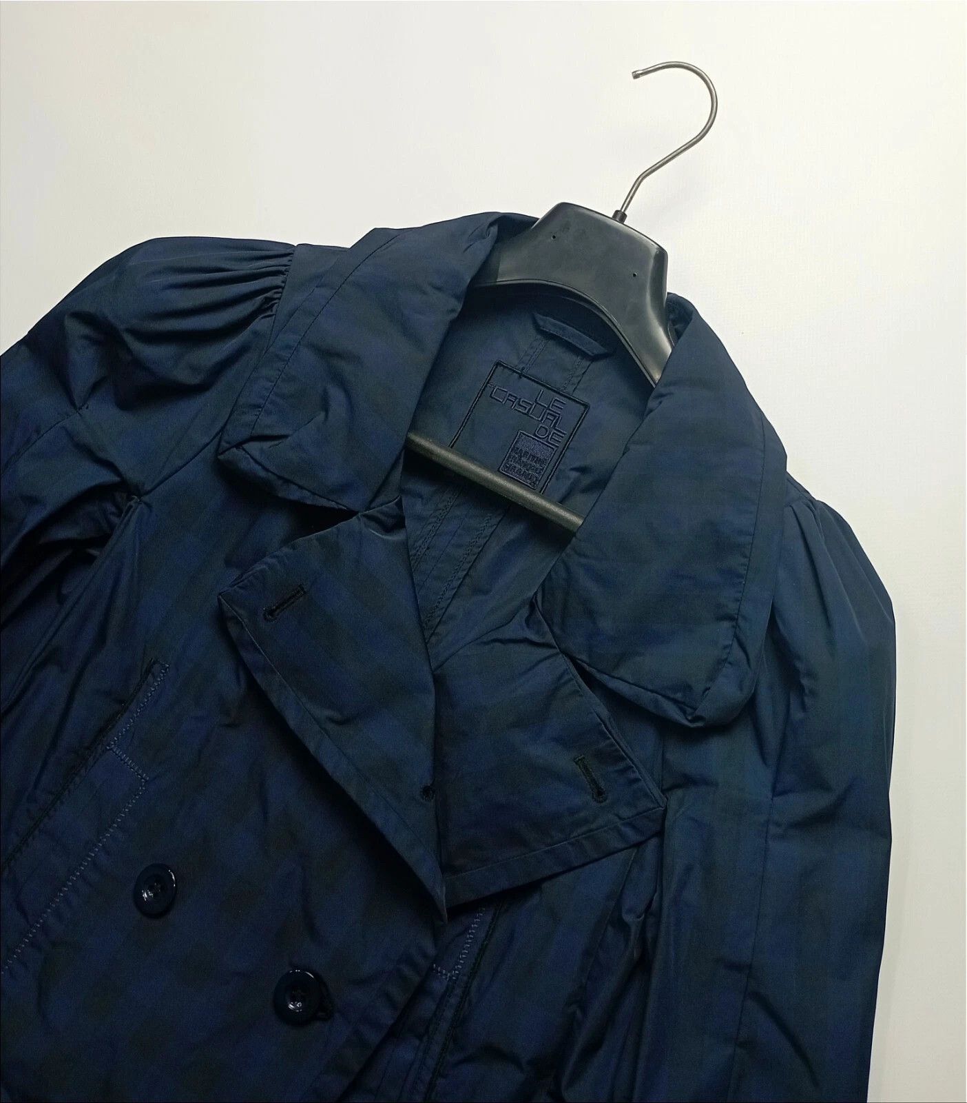 Marithe + Francois Girbaud Marithé + François Girbaud Women’s Trench Coat Dark Blue Size XS / US 0-2 / IT 36-38 - 10 Thumbnail