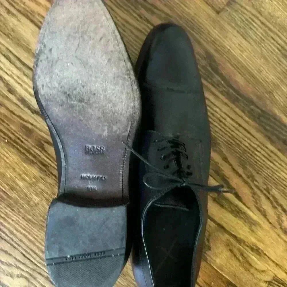 Hugo Boss Hugo Boss Italian leather Derbys - As always Free Shipping Size US 11.5 / EU 44-45 - 4 Thumbnail