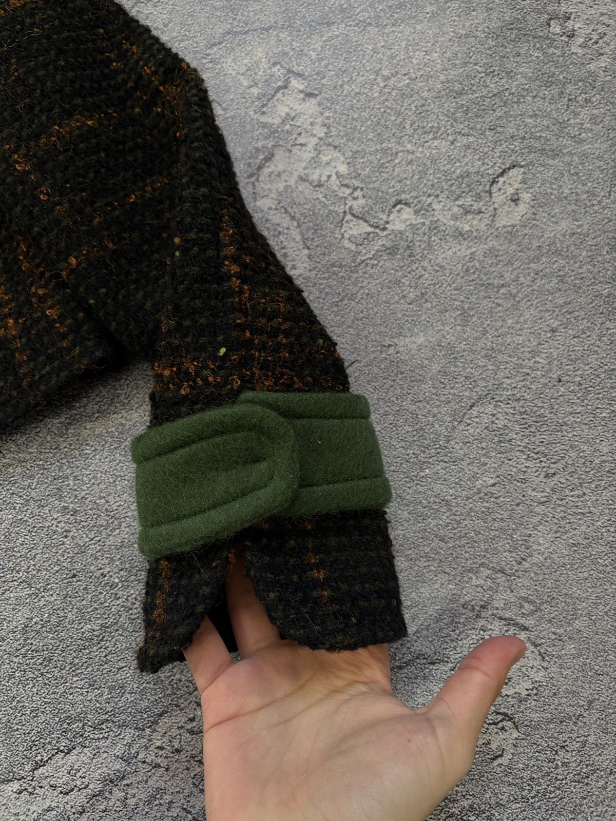 RED Valentino Red Valentino Green Tweed Cropped Jacket IT 40 Size S / US 4 / IT 40 - 5 Thumbnail