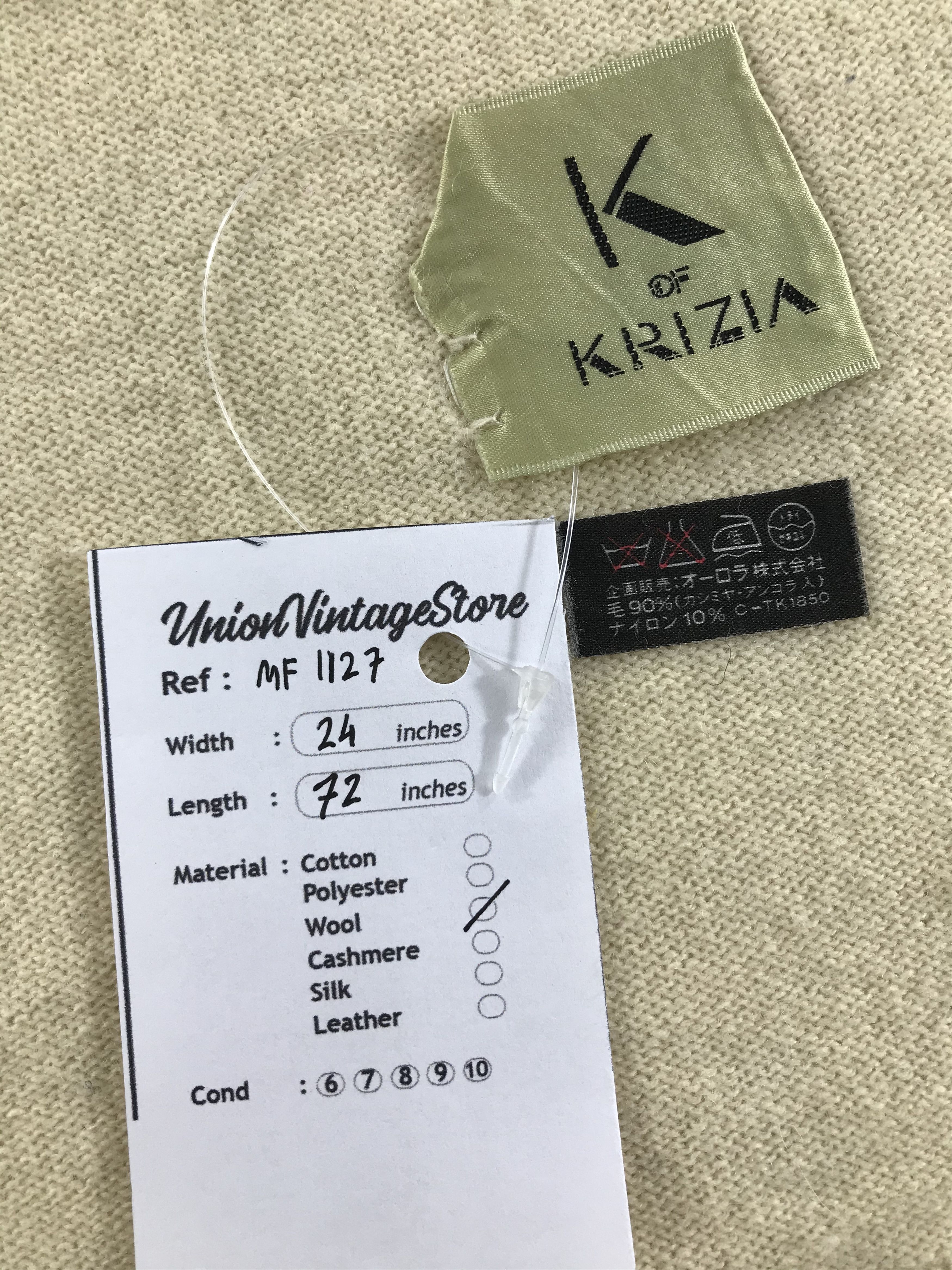 Krizia Uomo Vintage Krizia Scarf/Muffler/Neckwear MF1127 Size ONE SIZE - 8 Thumbnail
