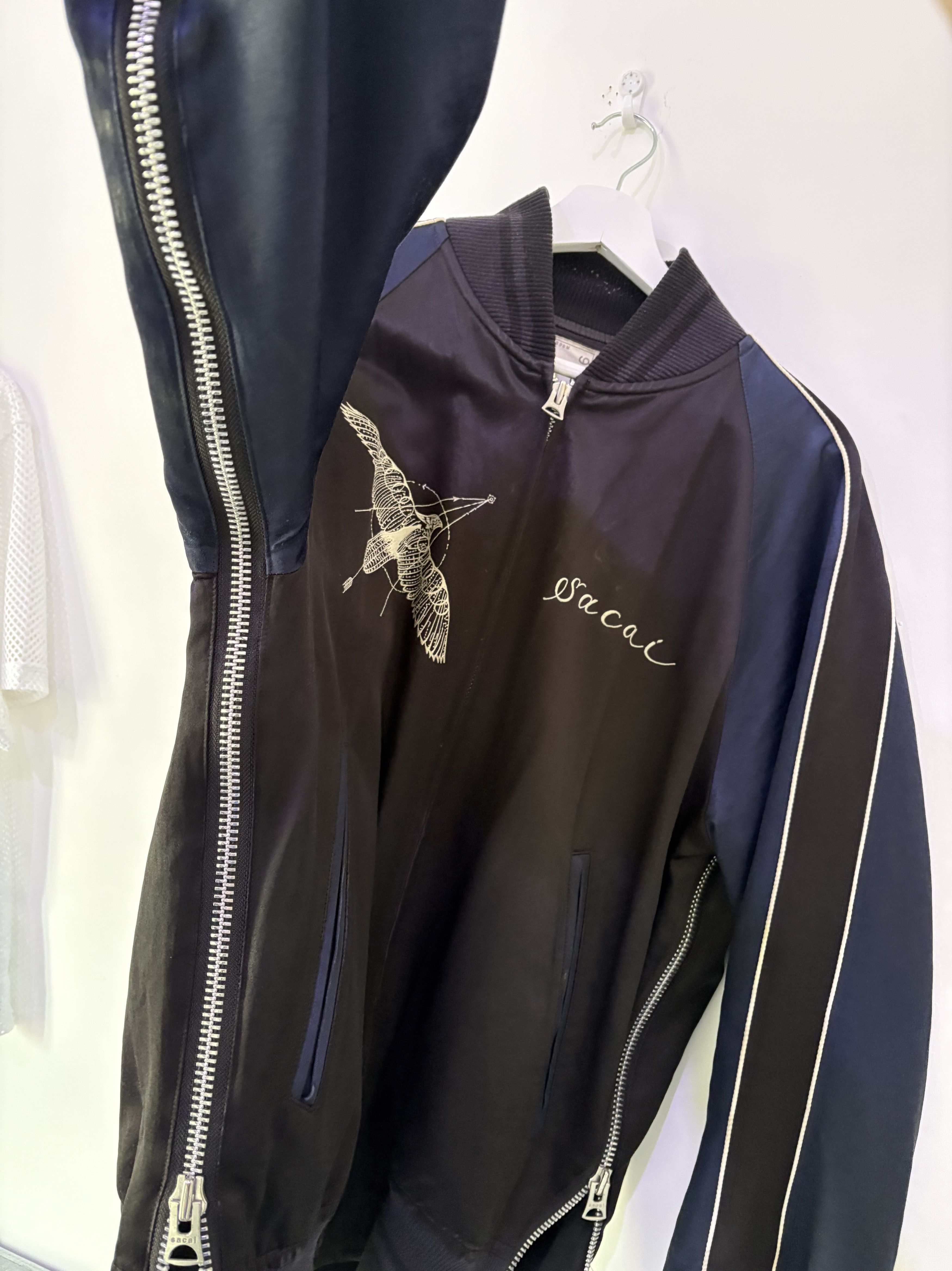 Sacai SACAI DR WOO BOMBER Size US L / EU 52-54 / 3 - 6 Thumbnail