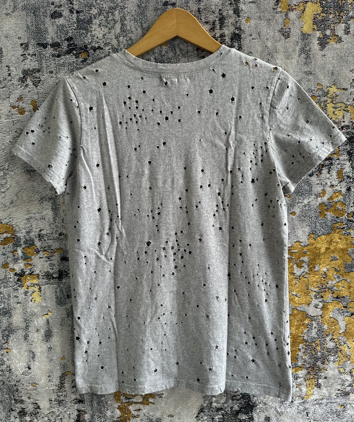 Japanese Brand CRAZY DISTRESSED JESUS SHORT SLEEVE STYLE Size US M / EU 48-50 / 2 - 4 Thumbnail